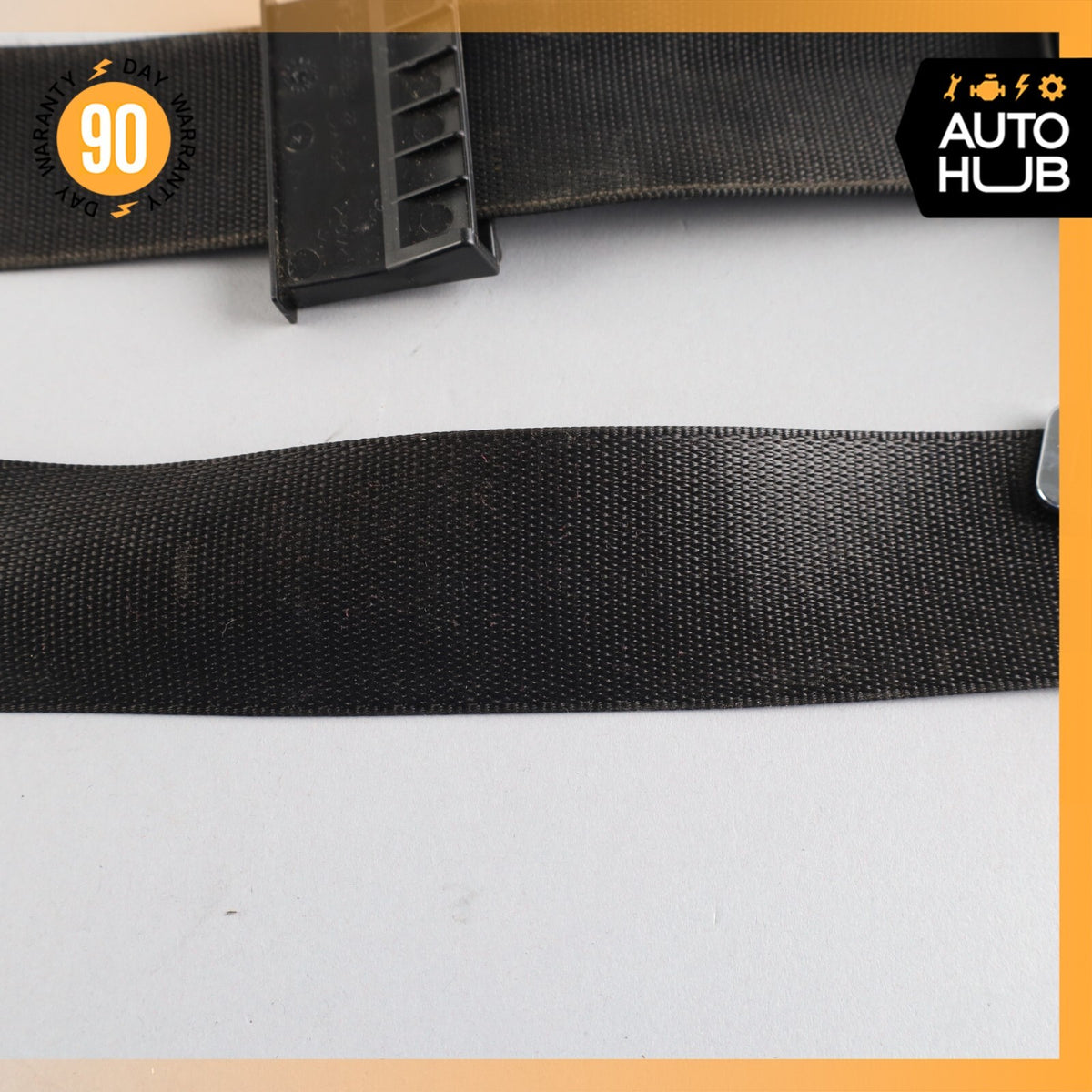 07-09 Mercedes W219 CLS550 E350 E550 Front Left Driver Side Seat Belt Black OEM - photo 8
