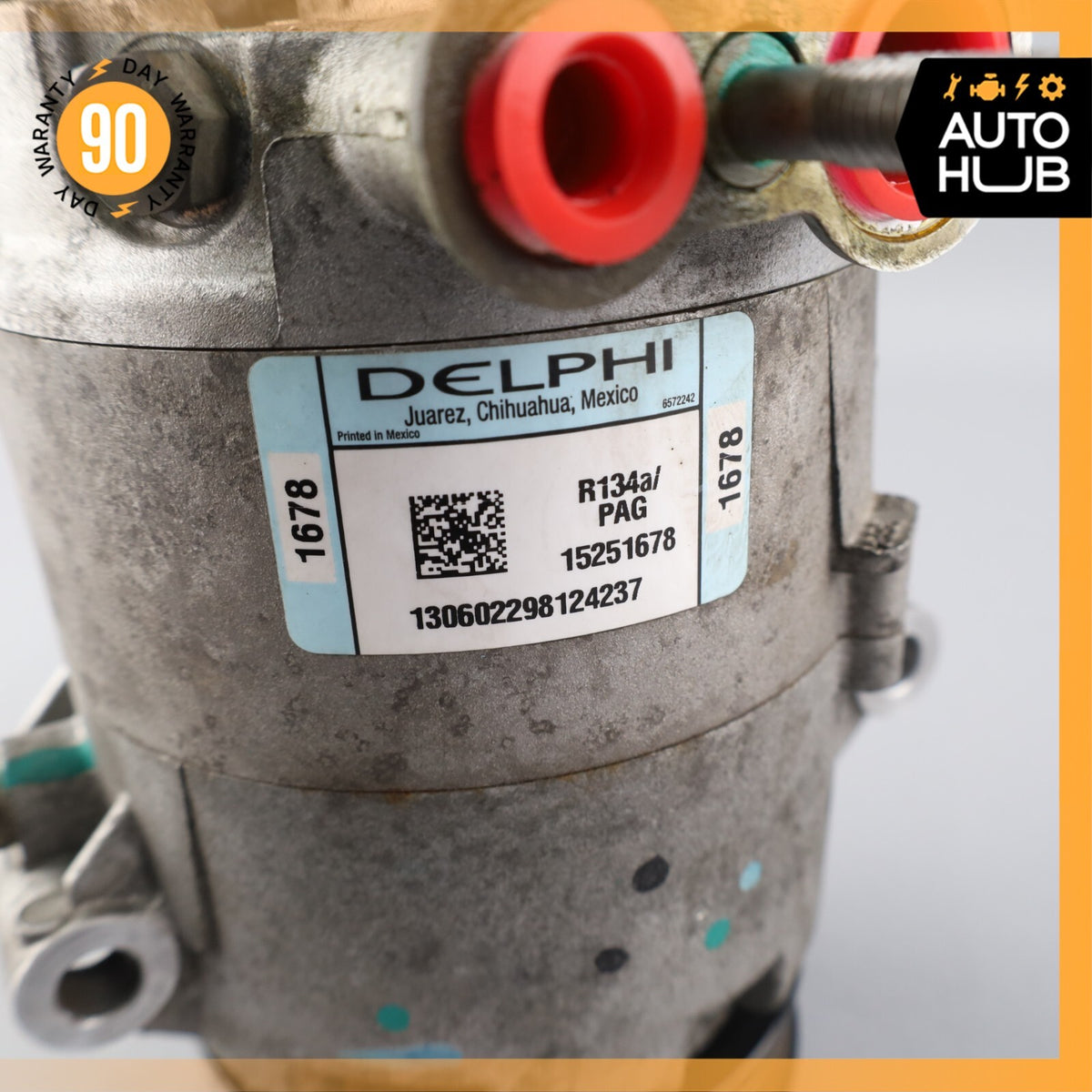 04-09 Cadillac XLR A/C Air Conditioning Compressor 15251678 OEM 44k - photo 13