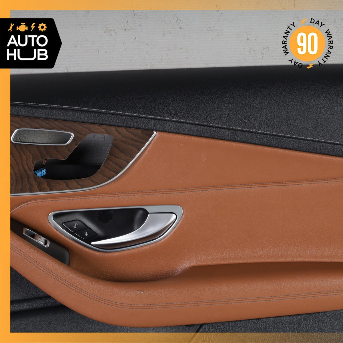 17-23 Mercedes W205 C300 C63 AMG Coupe Front Right Side Interior Door Panel OEM - photo 3
