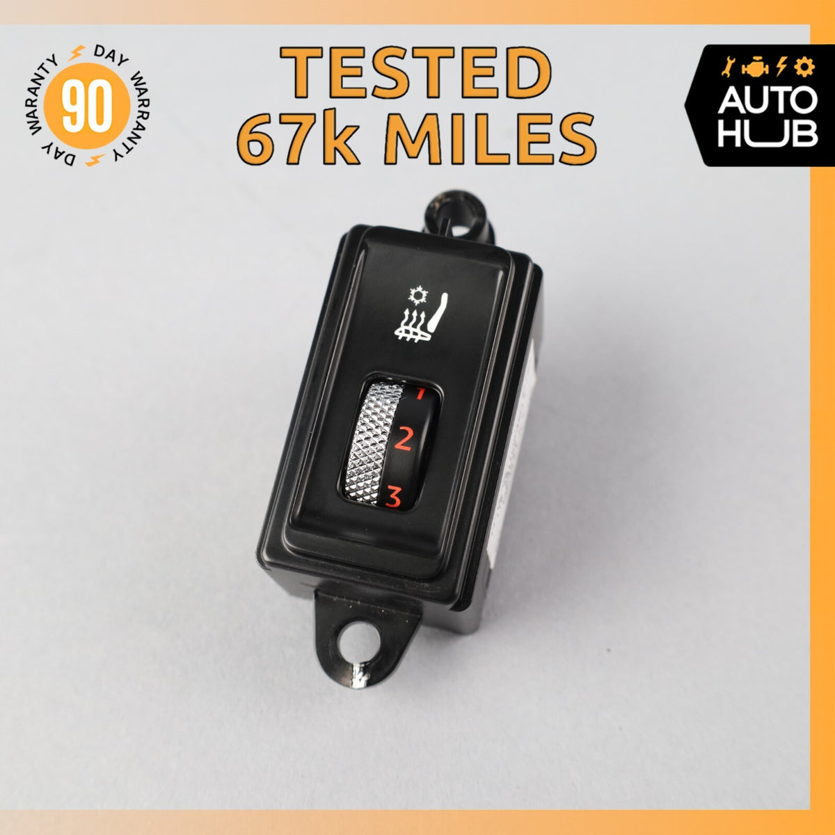 Bentley Continental Flying Spur Rear Left Seat Heating Control Switch OEM 67k - photo 1