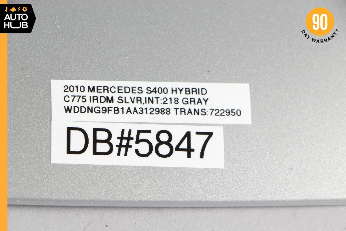 07-13 Mercedes W221 S400 S550 Fuel Door Lid Gas Tank Cover Silver OEM - photo 10