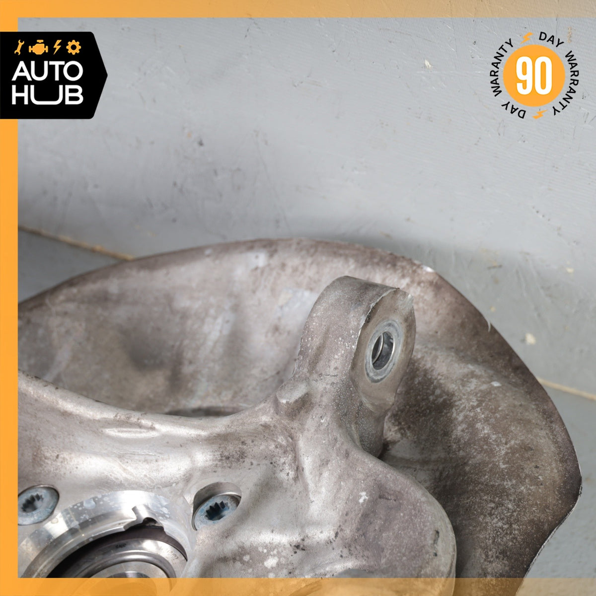 11-18 Porsche Cayenne 958 Front Right Knuckle Spindle 7P0615312B OEM - photo 14