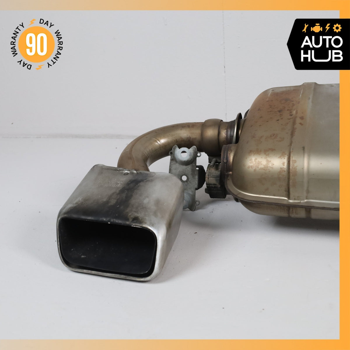 11-14 Porsche Cayenne 958 Hybrid S Dual Exhaust Mufflers Tips Assembly OEM - photo 3
