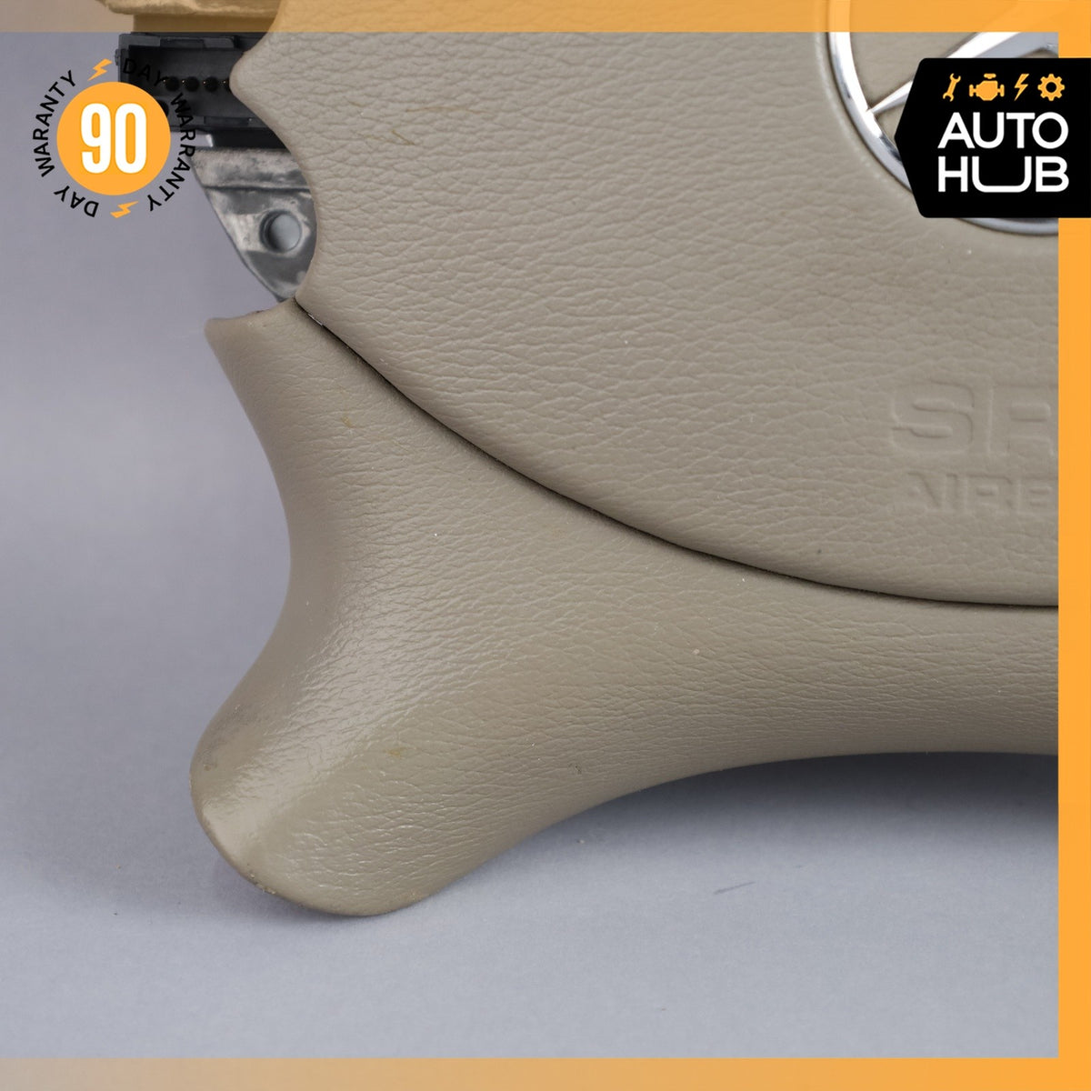 Mercedes R230 SL500 SL55 AMG CLK500 E350 Steering Wheel Airbag Air Bag Beige OEM - photo 5