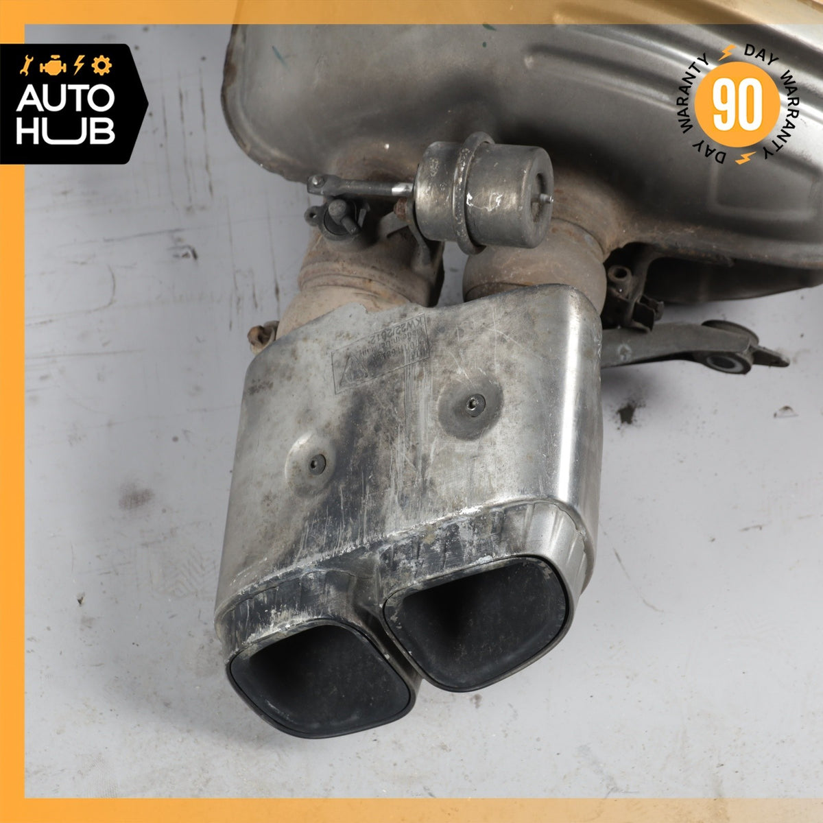 10-16 Porsche Panamera 970 Turbo Sport Exhaust Muffler Right & Left Set OEM 68k - photo 13