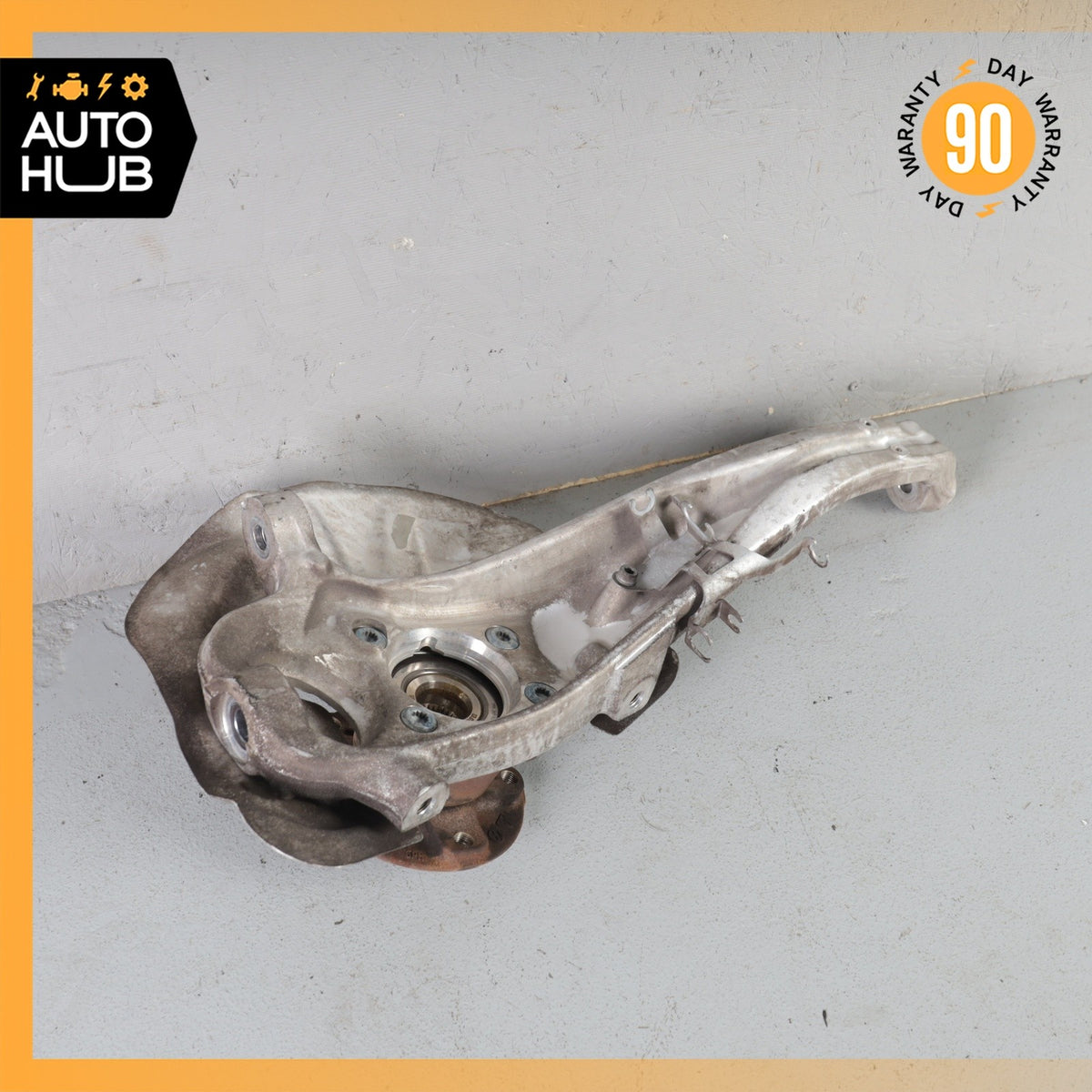 11-18 Porsche Cayenne 958 Front Left Knuckle Spindle 7P0615311B OEM - photo 12