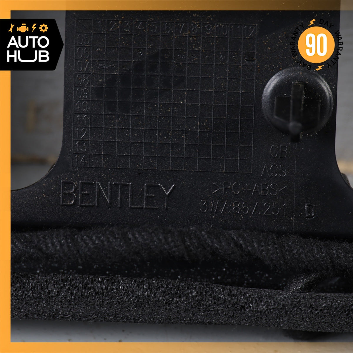Bentley Continental GTC Front Window Top Upper Headliner Trim Panel OEM 40k - photo 16