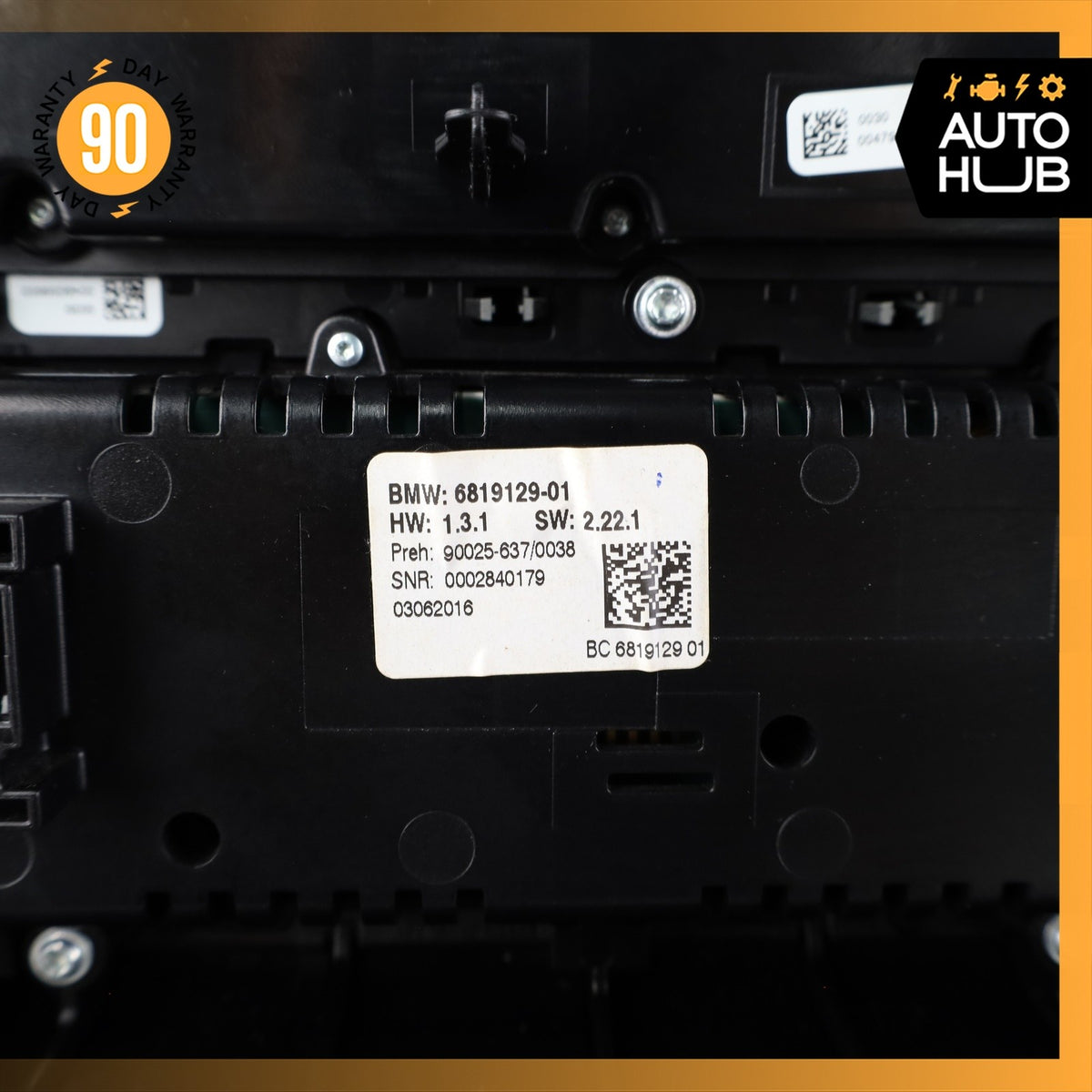 BMW F10 528i 550i 535i AC A/C Automatic Heater Climate Control Switch OEM - photo 16