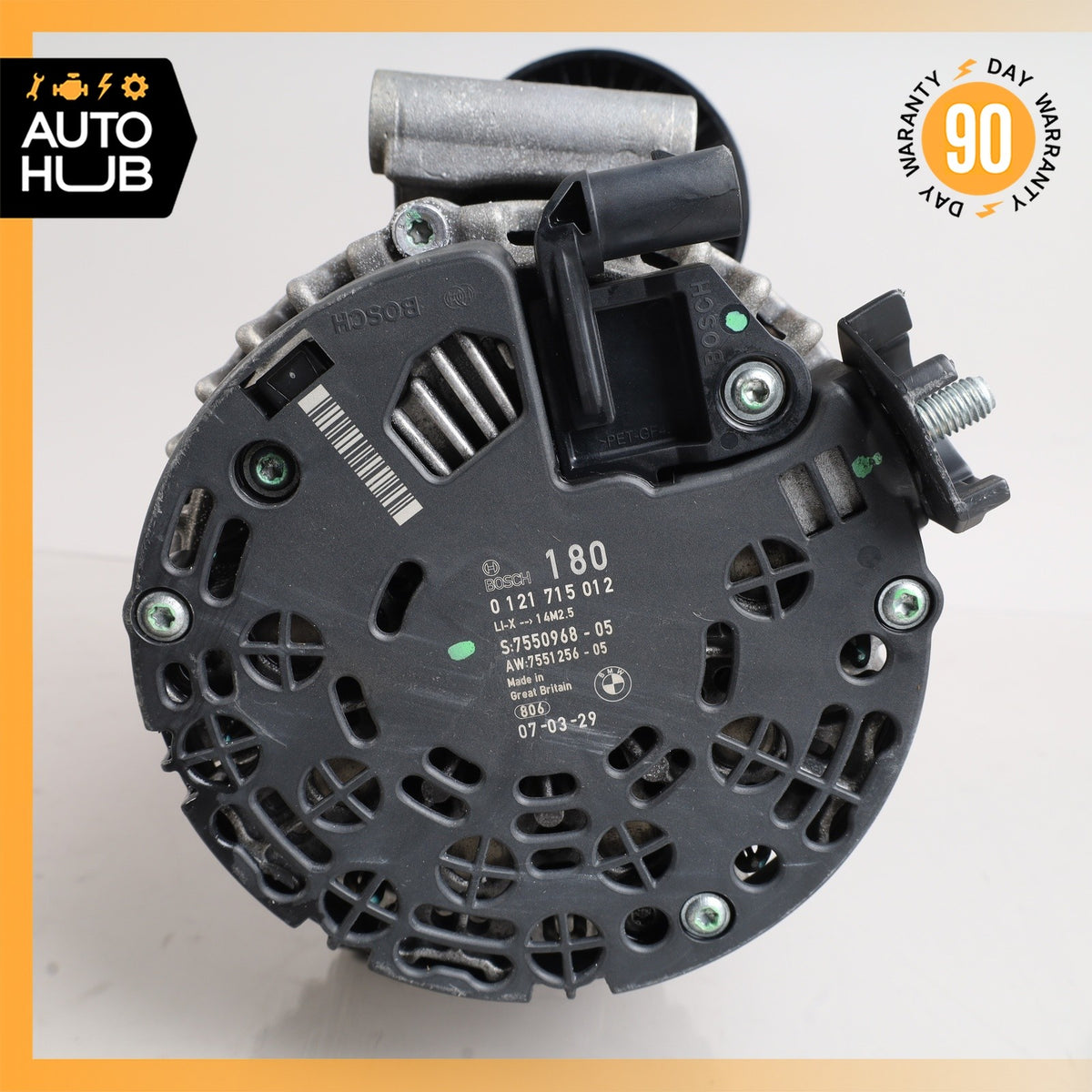 BMW E90 328i 135i Engine Generator Alternator 12317555926 OEM 67k - photo 9