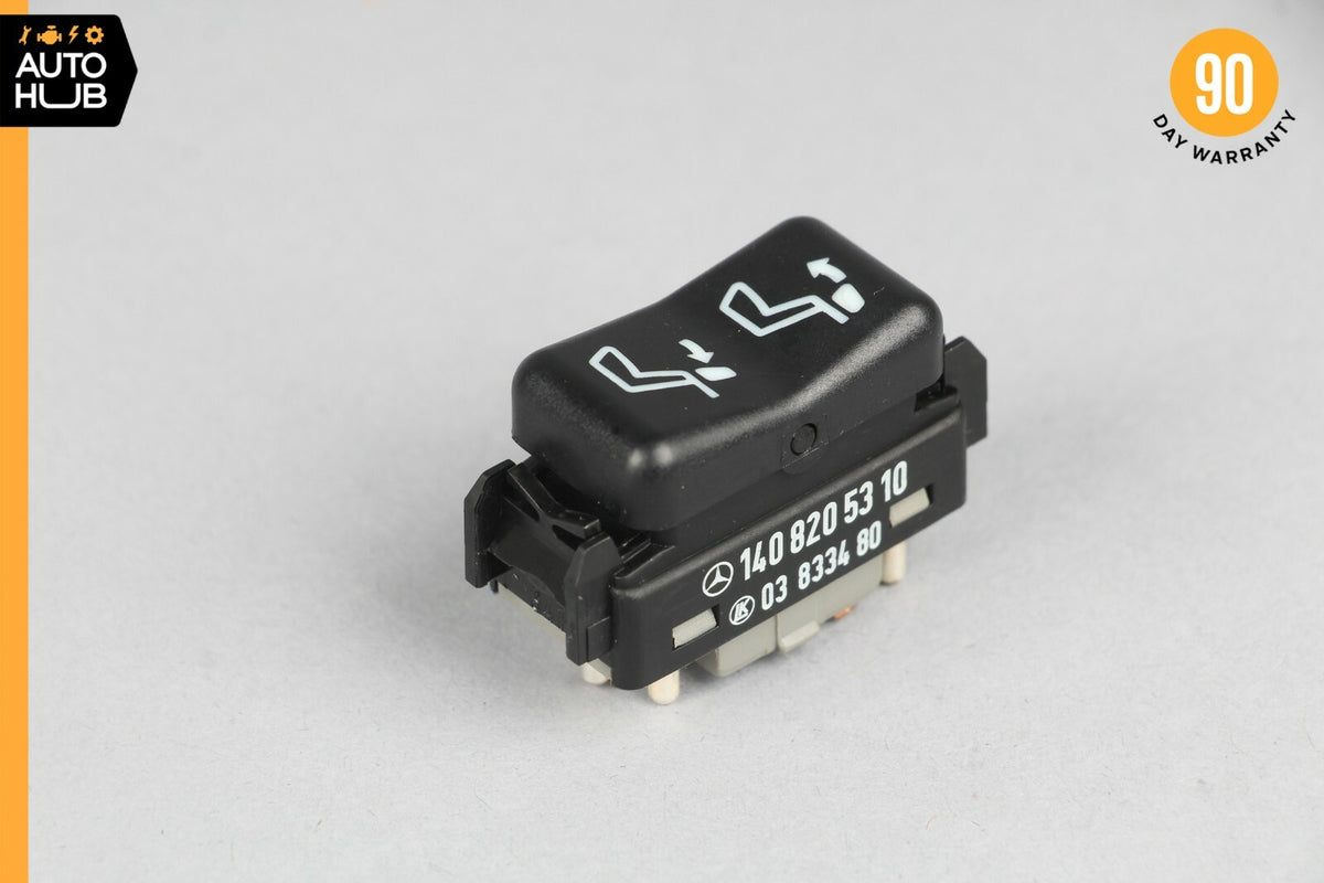92-99 Mercedes W140 CL500 S600 S420 Rear Left Seat Folding Power Switch Button - photo 1