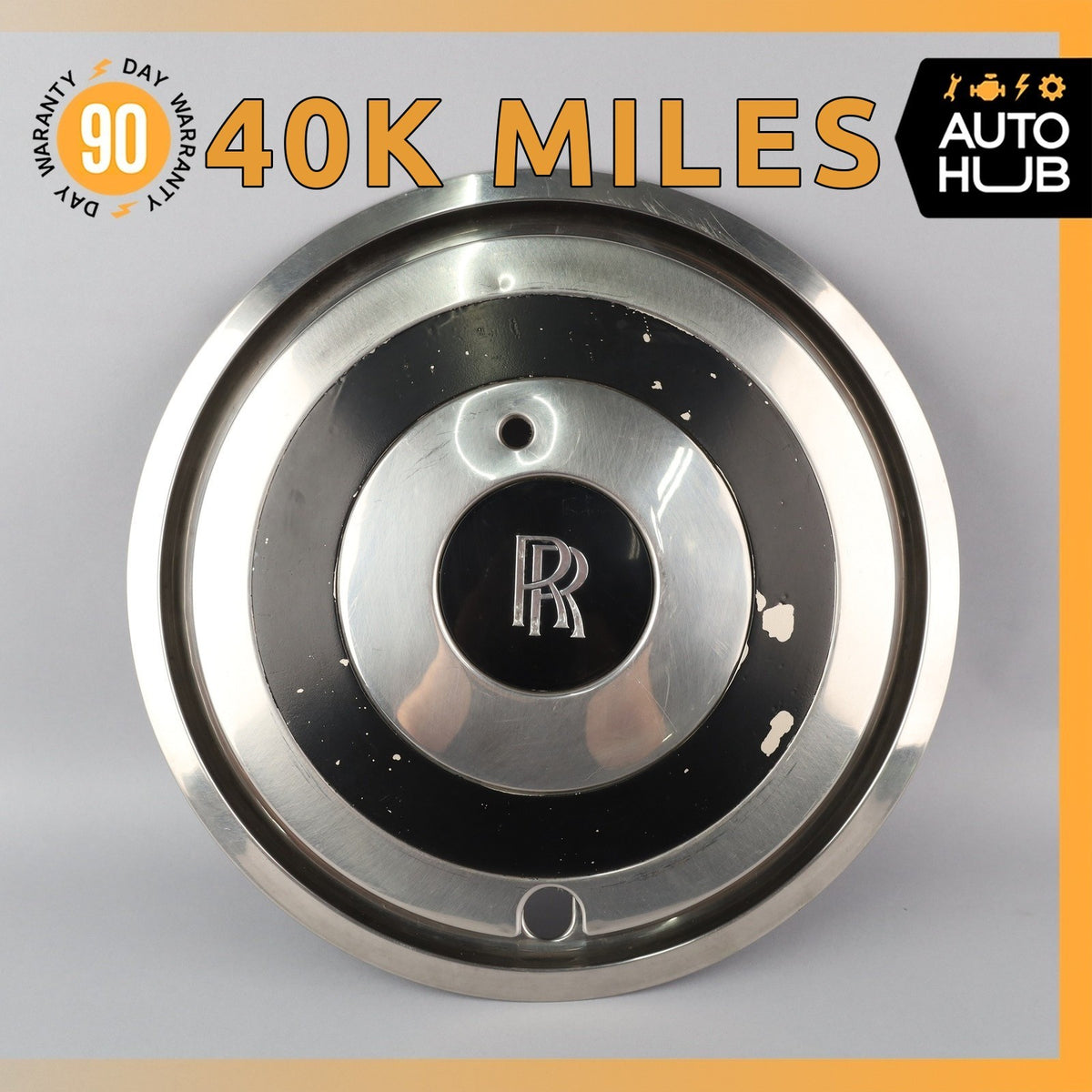 86-89 Rolls Royce Silver Spur Wheel Hub Cap Cover UR27616 OEM 40k - photo 1