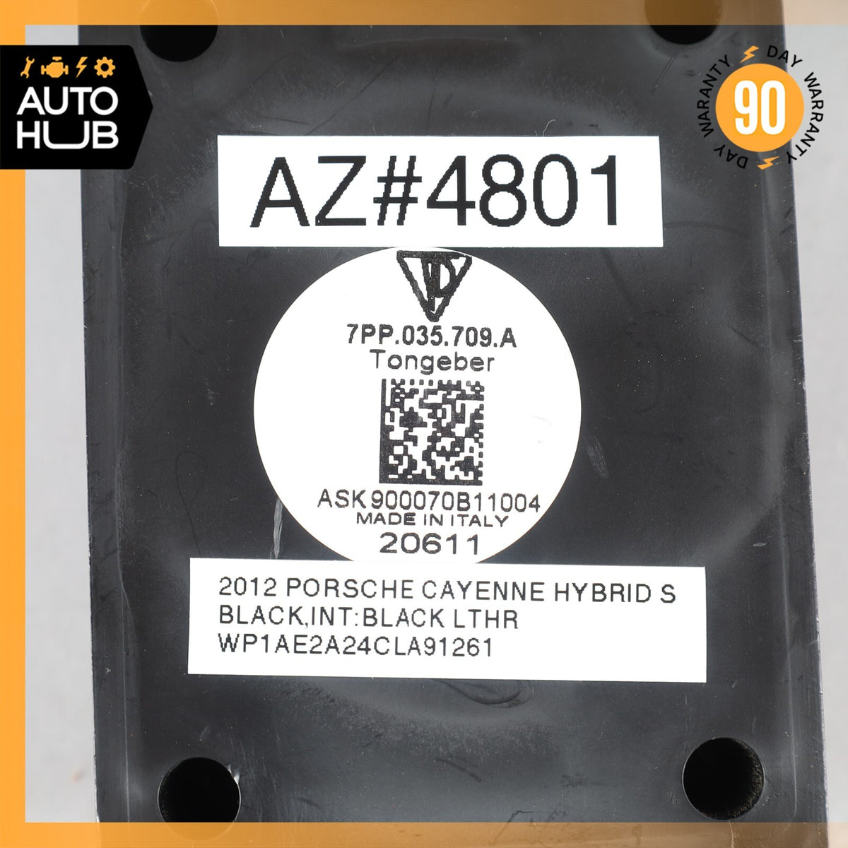 11-18 Porsche Cayenne 958 Hybrid S Parking Buzzer Sensor Speaker 7PP035709A OEM - photo 6