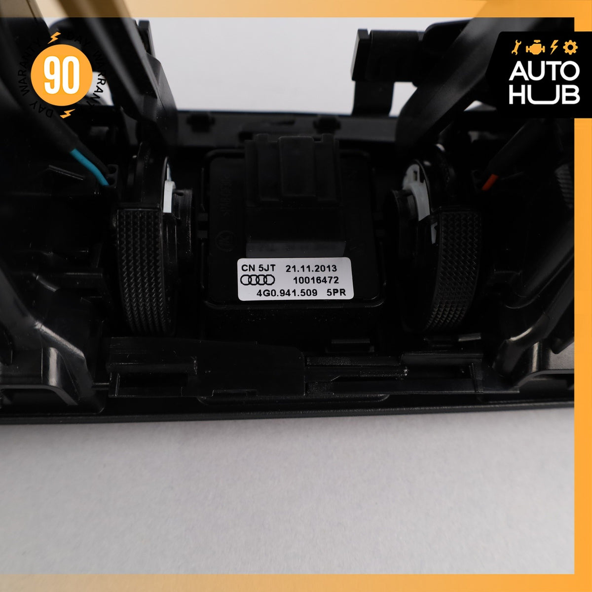 Audi 4G8 A7 S7 Dashboard Center Dual A/C AC Air Vent Trim w/ Switch OEM - photo 16
