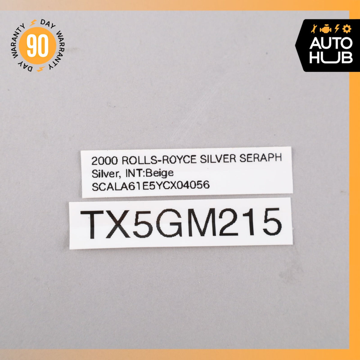 Rolls Royce Silver Seraph Rear Left Parcel Shelf Cover Panel Beige PW56805PB OEM - photo 12