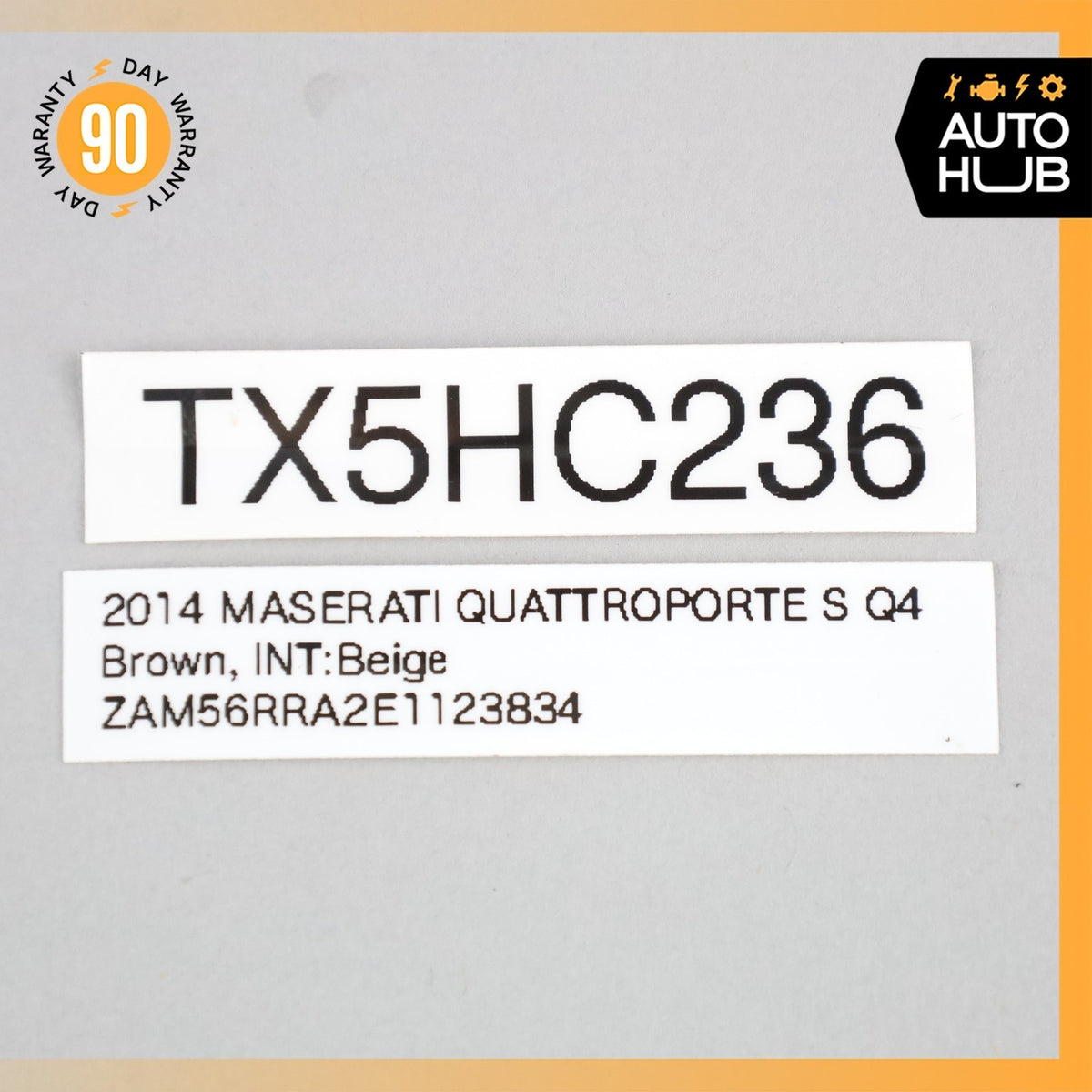 14-22 Maserati Quattroporte M156 SQ4 Fuel Gas Tank Lid Door Cover Brown OEM - photo 8