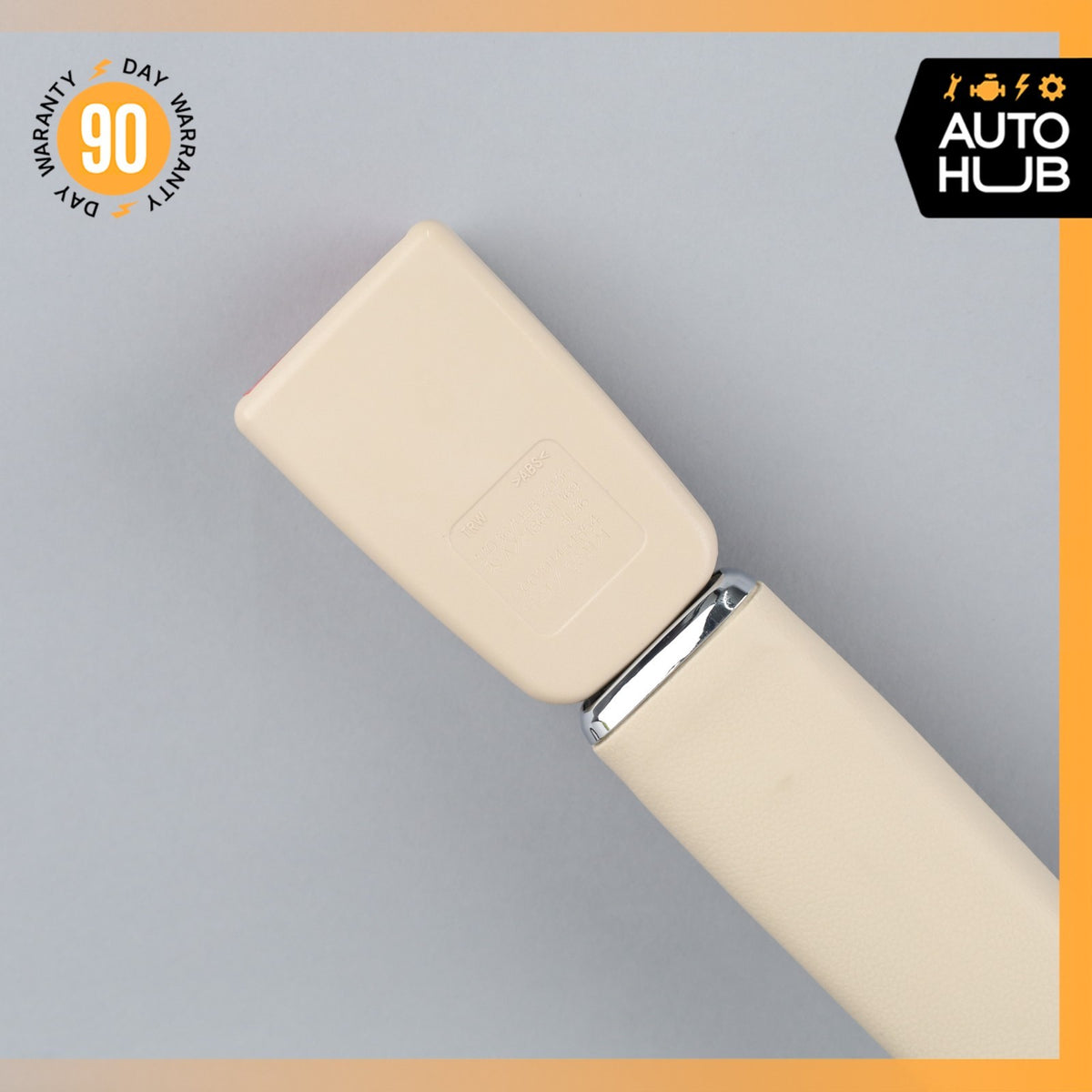 07-09 Mercedes W221 S550 CL550 Front Left Driver Seat Belt Buckle Beige OEM - photo 7