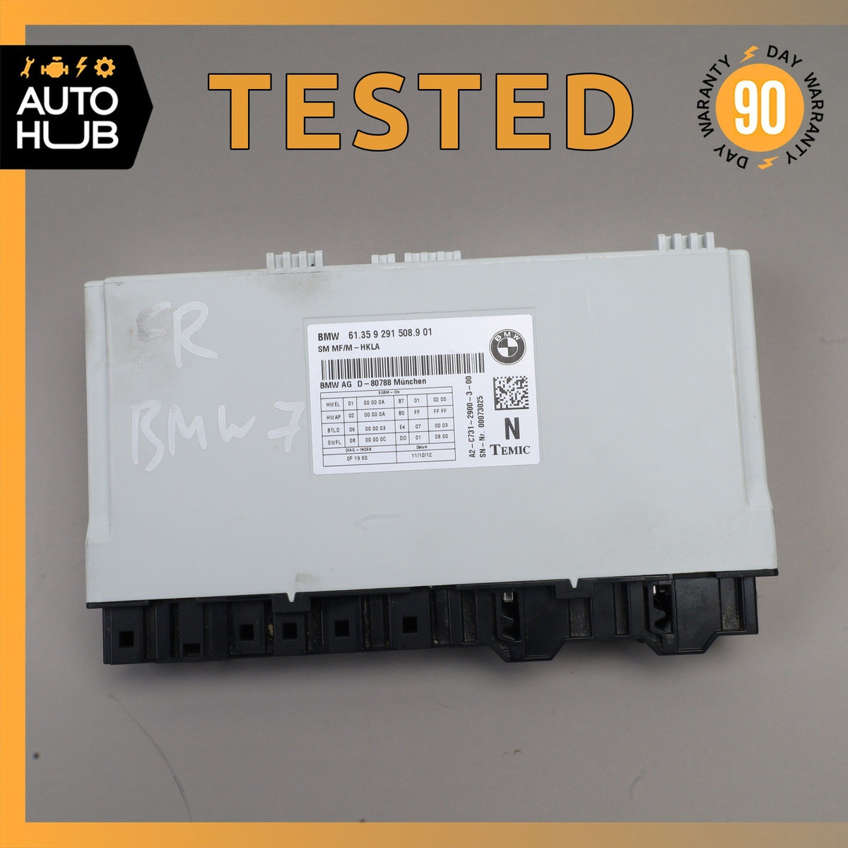 09-15 BMW F01 740i 750i Front Left or Right Seat Control Module OEM - photo 1