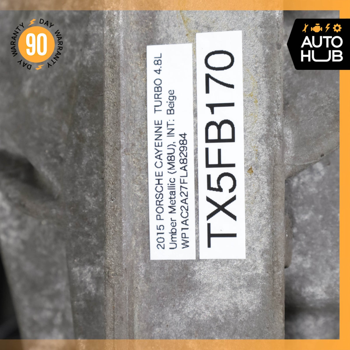 15-18 Porsche Cayenne 958 Turbo Front Differential Axle Carrier Diff OEM - photo 18