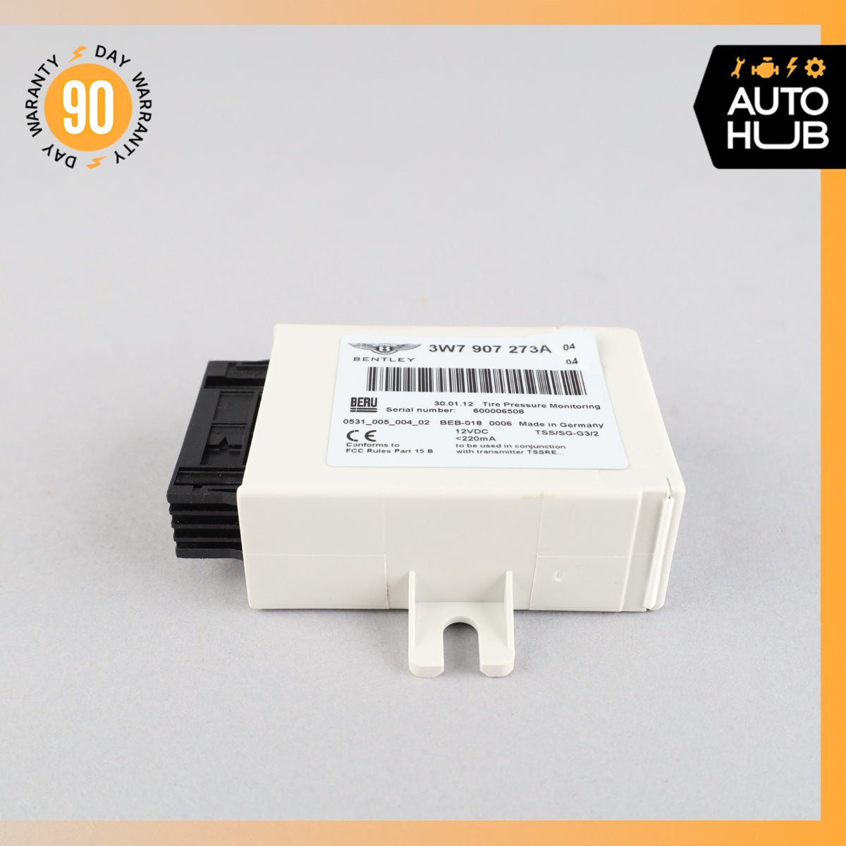 Bentley Continental Flying Spur Tire Pressure Monitoring System TPMS Module OEM - photo 3