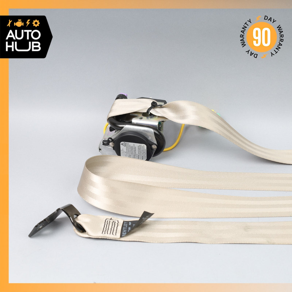 06-13 Bentley Continental Flying Spur Rear Left Driver Side Seat Belt OEM 80k - photo 14