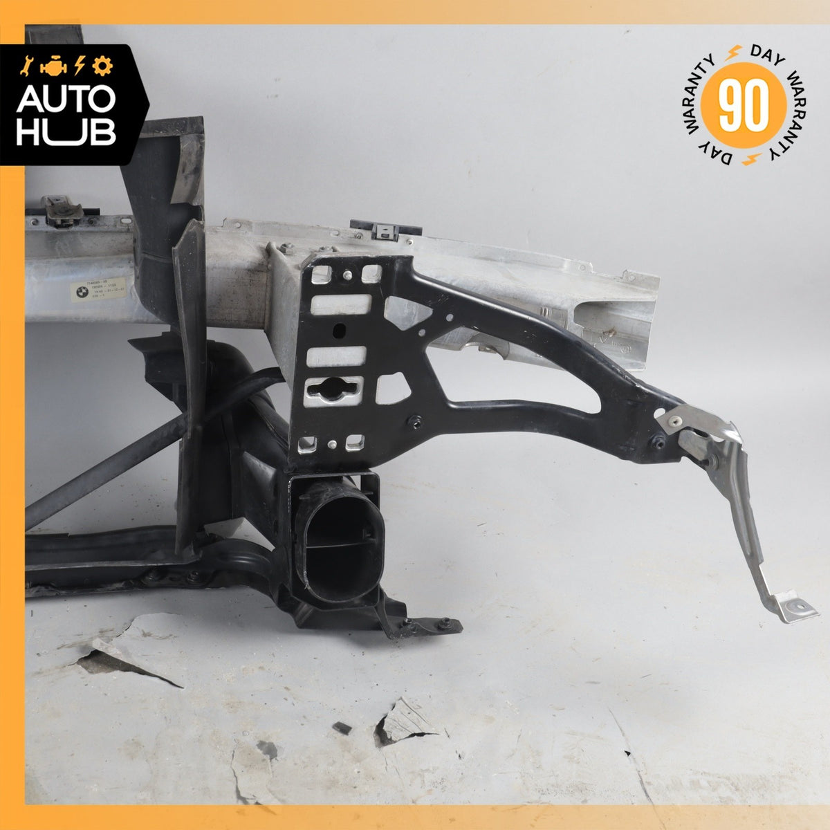04-10 BMW E60 550i 535i Front Reinforcement Bar Radiator Support Clip OEM - photo 16