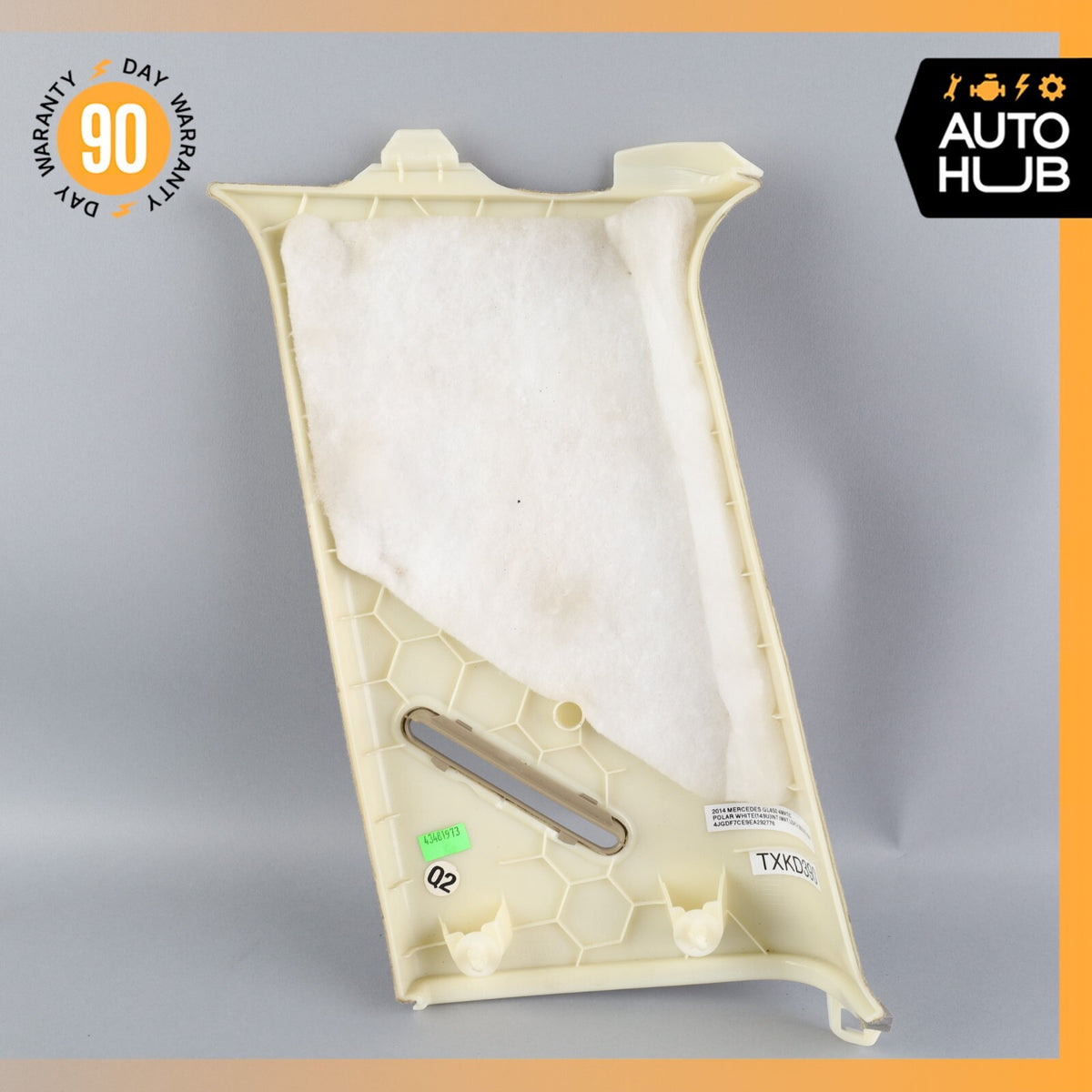 12-19 Mercedes X166 GL450 ML350 Rear Left Side Quarter Upper C Pillar Beige OEM - photo 8