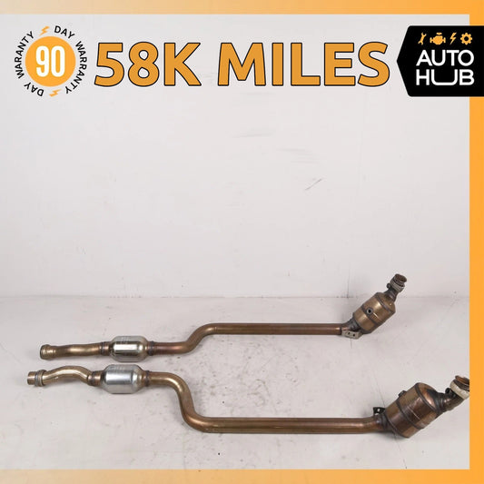 Mercedes W207 E350 C350 RWD Engine Exhaust Downpipe Left & Right Side Set OEM - photo 1