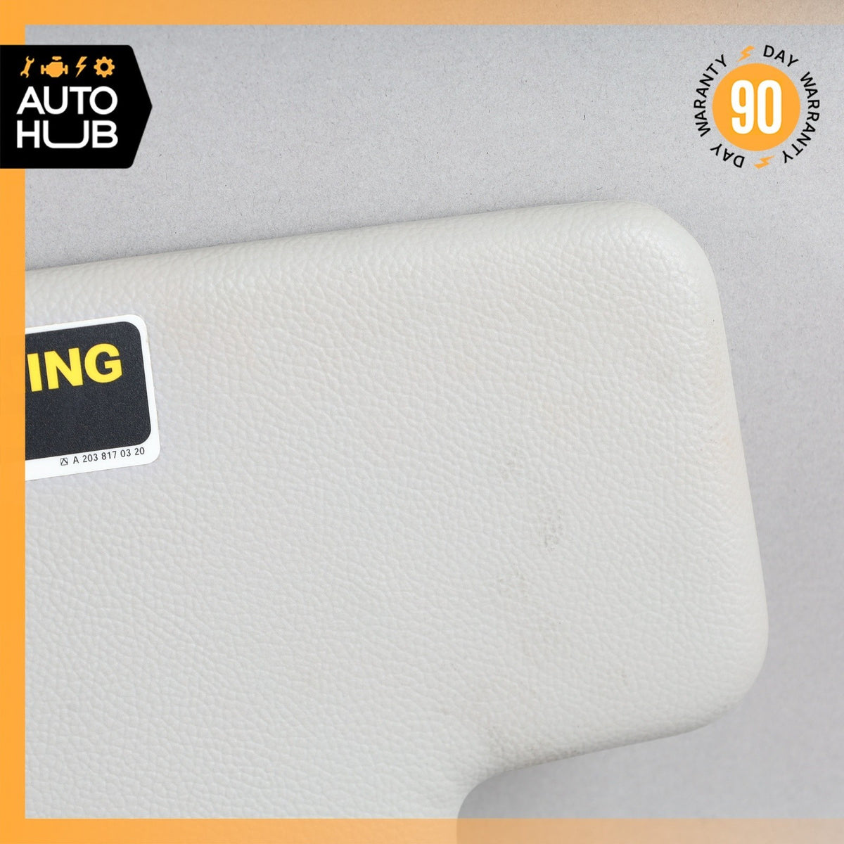 03-06 Mercedes R230 SL500 SL55 AMG Right Passenger Side Sun Visor Shade Gray OEM - photo 14