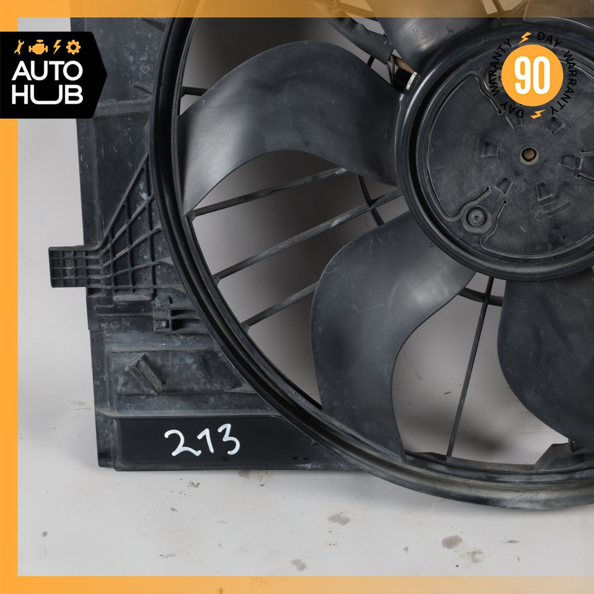 17-22 Mercedes W213 E300 CLS450 Engine Radiator Cooling Fan Motor Assembly OEM - photo 6
