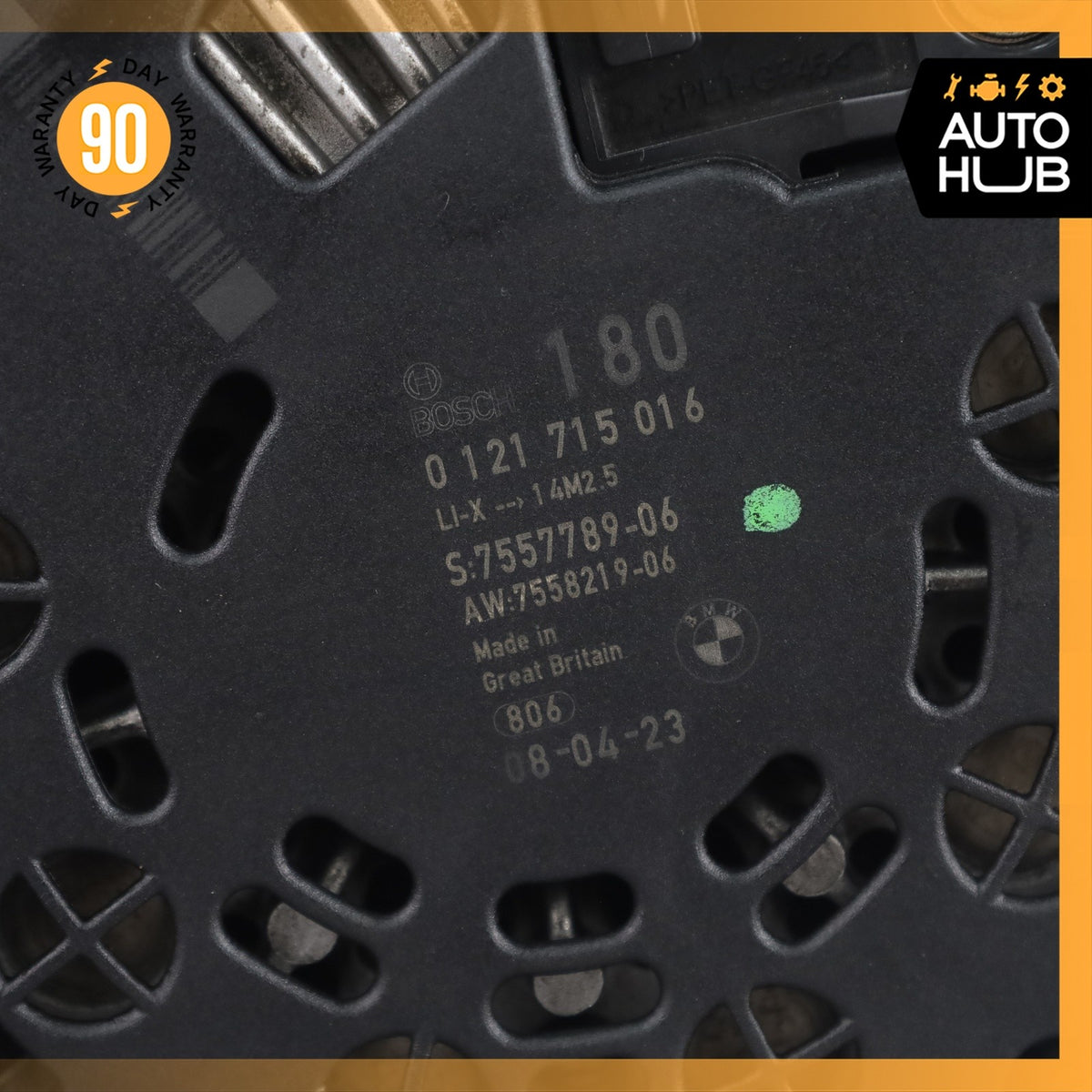 BMW E60 335i N54 Engine Generator Alternator 7557789 OEM - photo 6