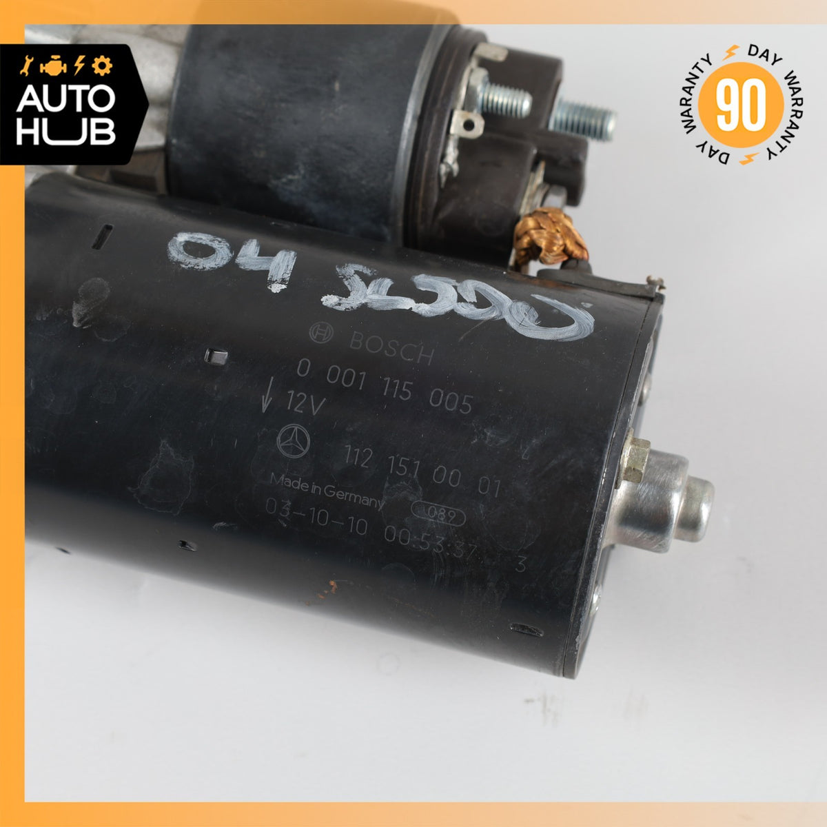 Mercedes R230 SL500 E500 C240 SLK320 S500 Engine Motor Starter 1121510001 OEM - photo 2