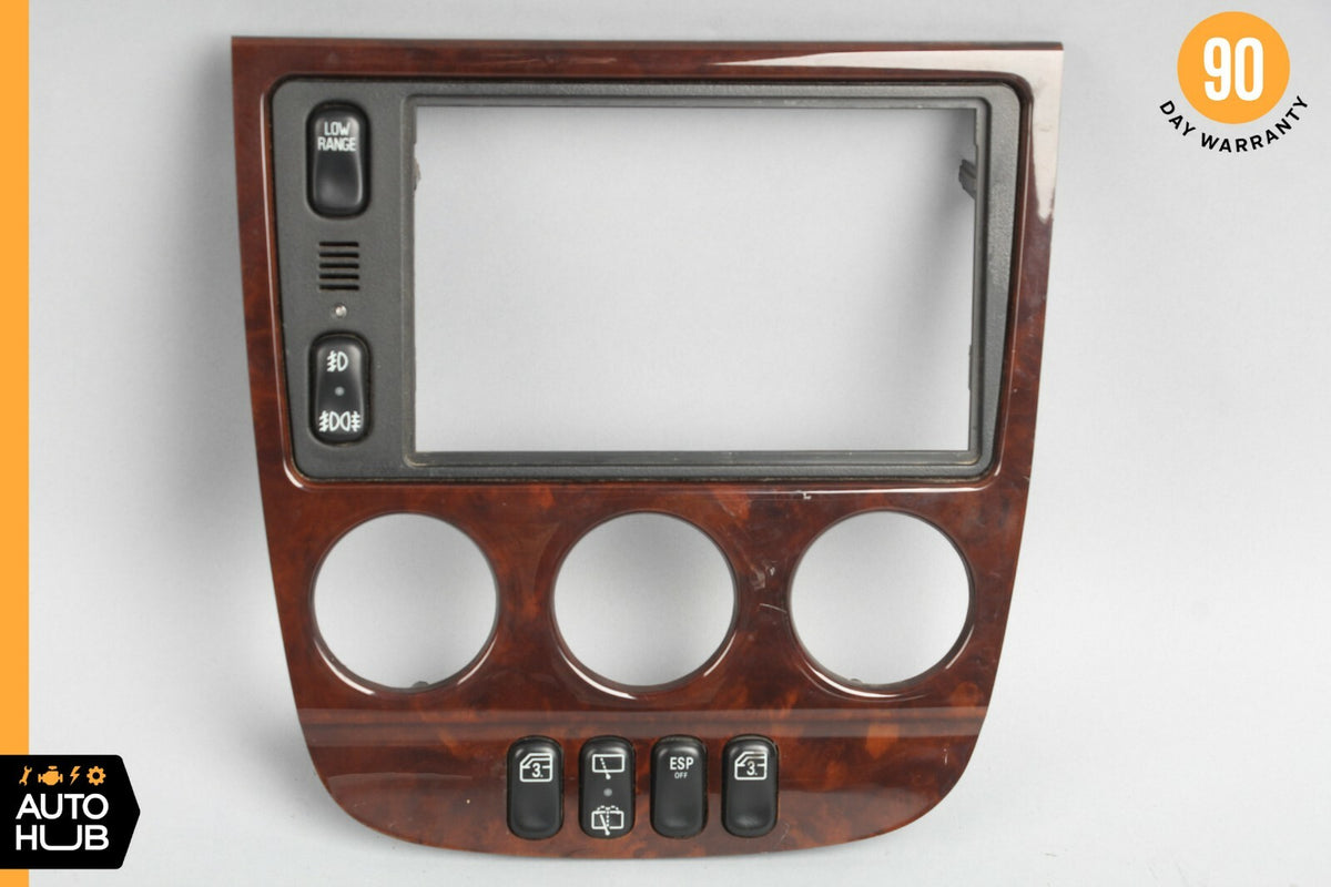 02-05 Mercedes W163 ML320 ML350 ML500 Center Console Trim Bezel Wood OEM - photo 1