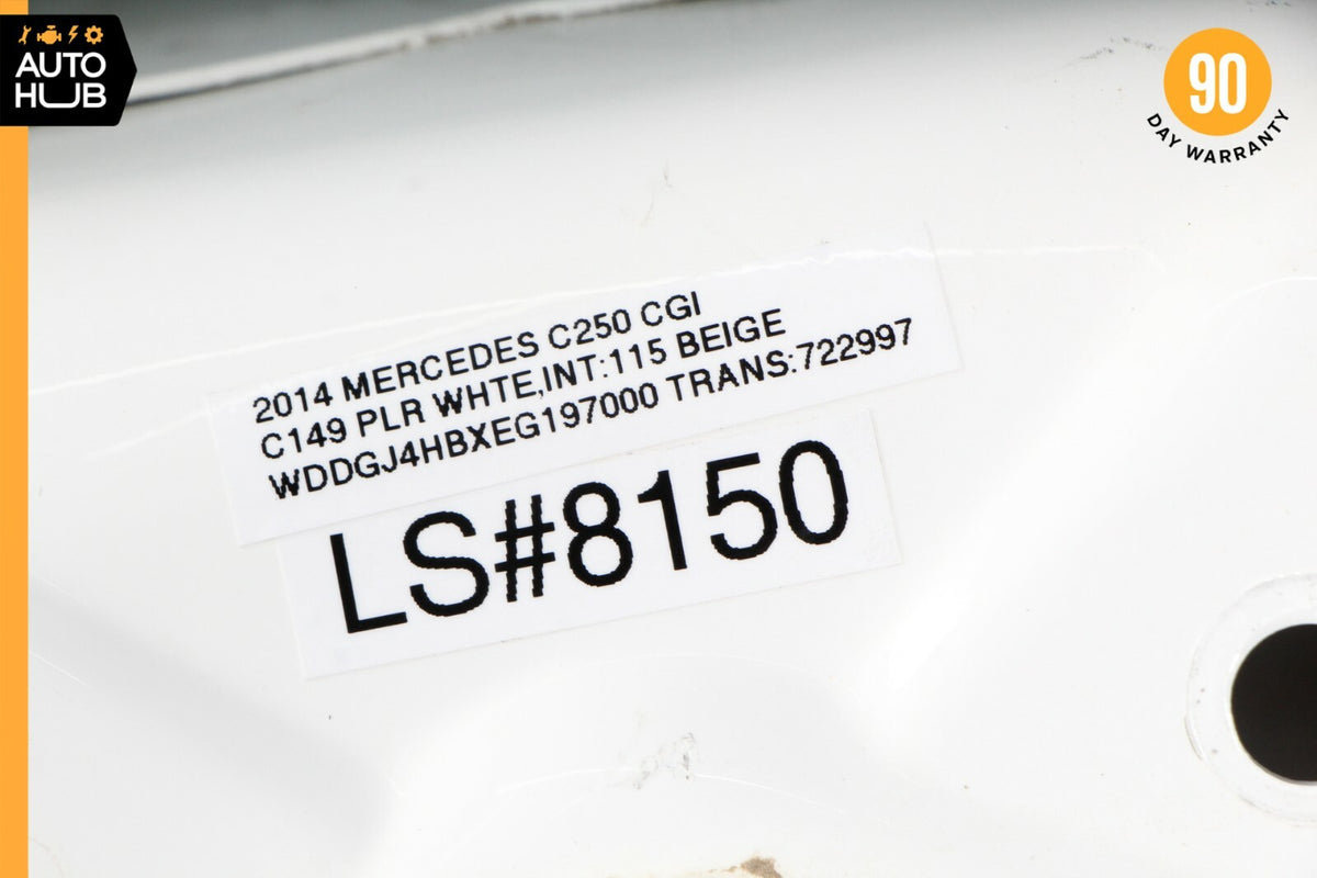 08-14 Mercedes W204 C250 C350 Front Left Frame Apron Beam Inner Fender Panel OEM - photo 12