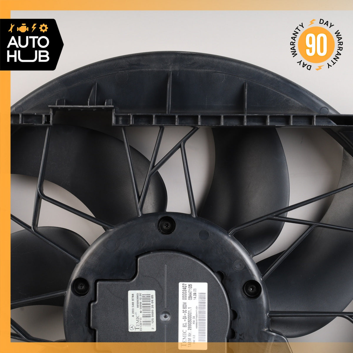 Mercedes W209 CLK350 Engine Motor Cooling Radiator Fan Assembly OEM - photo 16