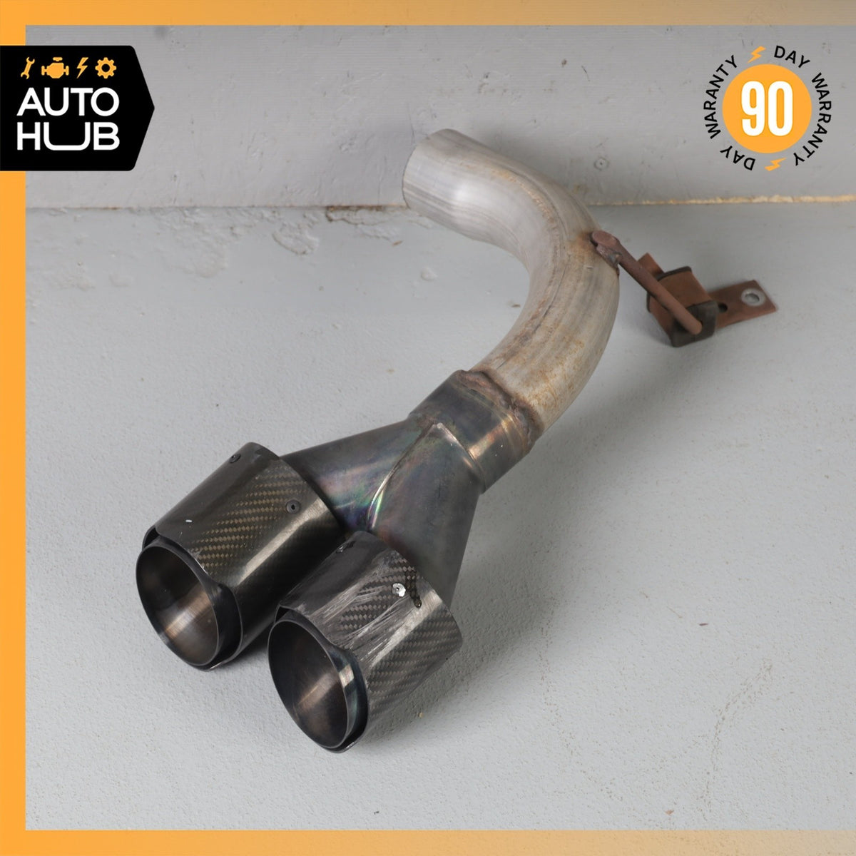BMW F32 428i 328i Exhaust Pipe Tips Carbon Fiber Aftermarket - photo 16