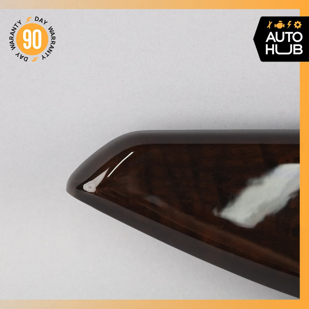 11-18 Audi D4 A8 Rear Left Seat Center Console Trim Cover Wood OEM - photo 2