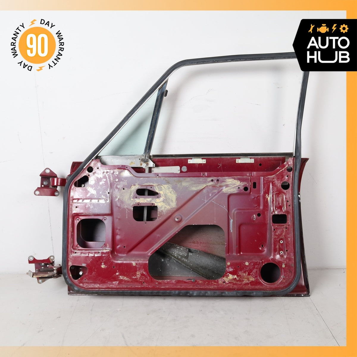 81-89 Rolls Royce Silver Spirit Spur Front Right Side Door Shell Red OEM 22k - photo 14
