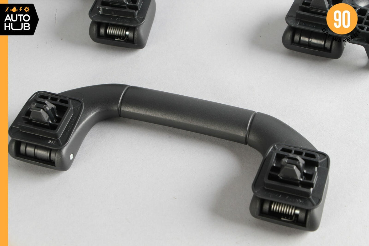 08-18 Mercedes W212 E350 C300 Roof Overhead Interior Safety Handle Set Black OEM - photo 10