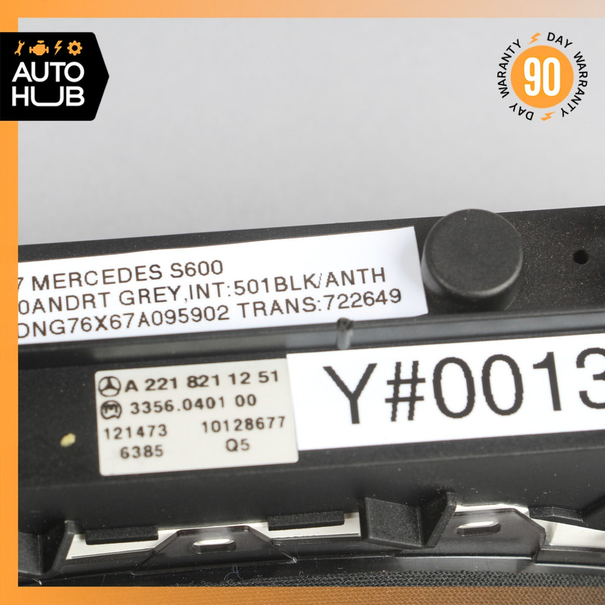 07-13 Mercedes W221 S600 CL550 S63 AMG Dashboard Dash Control Switch Panel OEM - photo 8
