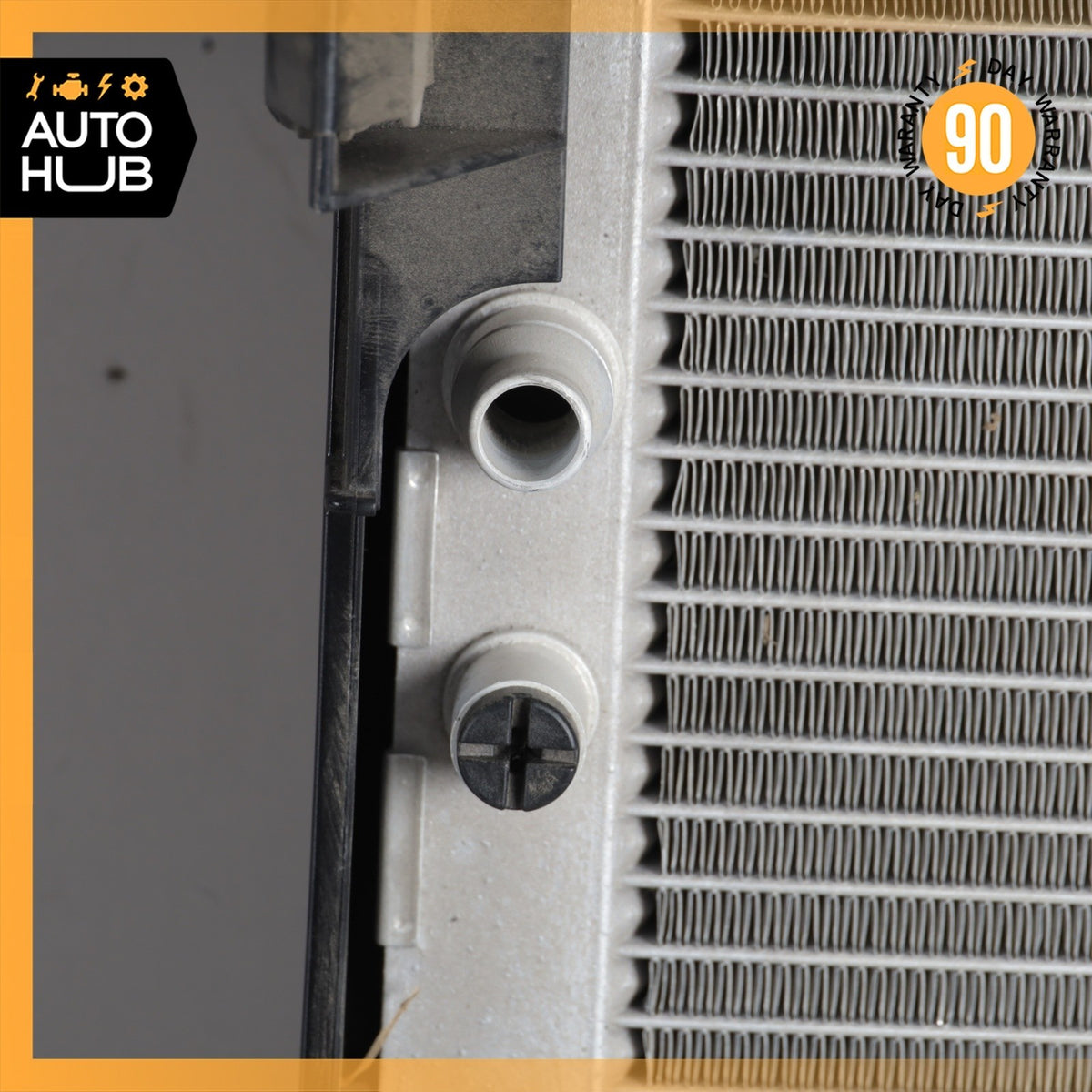 07-14 BMW E70 X5 X6 Left Driver Side Auxiliary Water Radiator OEM - photo 14