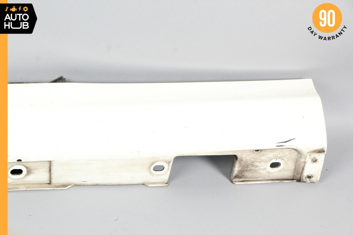 06-09 Mercedes W209 CLK350 CLK550 Base Left Rocker Molding Side Skirt White OEM - photo 2