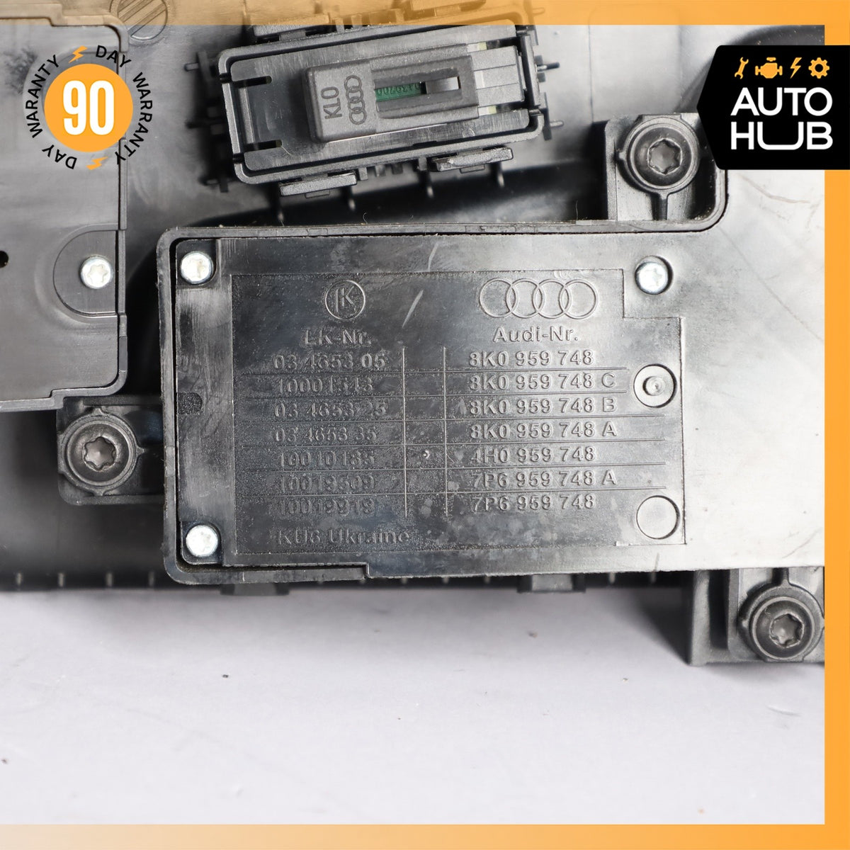 Audi D4 A8L Front Passenger Power Seat Lumbar Control Switch OEM - photo 14