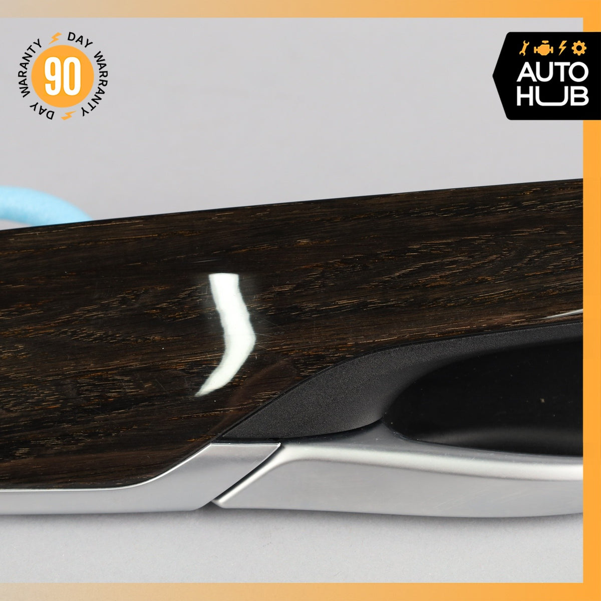 14-18 BMW F15 X5 Left Side Interior Door Handle w/ Trim OEM - photo 5