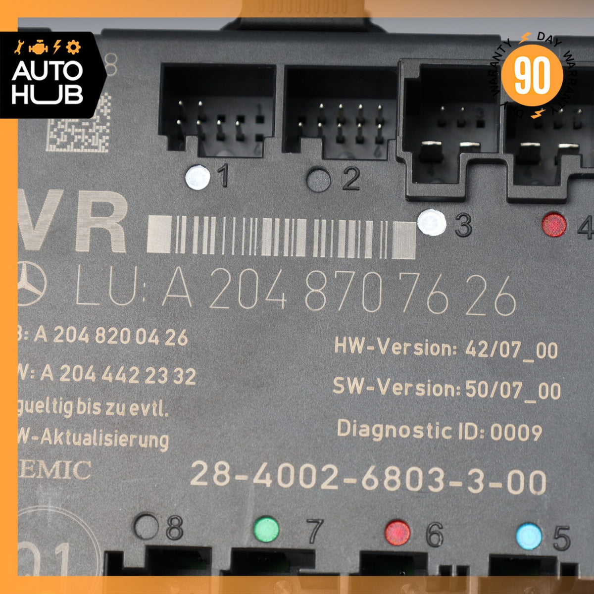 08-18 Mercedes W204 C300 C250 E400 Front Right Side Door Control Module OEM - photo 7