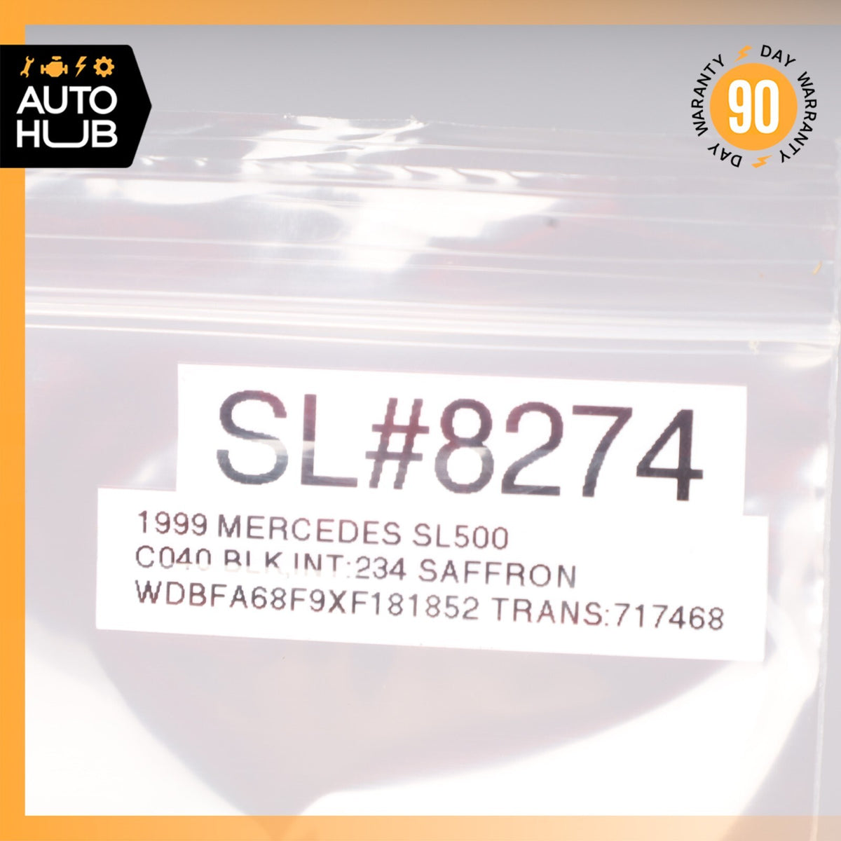 90-02 Mercedes R129 SL500 300SL Central Locking Switch Button 1248215051 OEM - photo 6