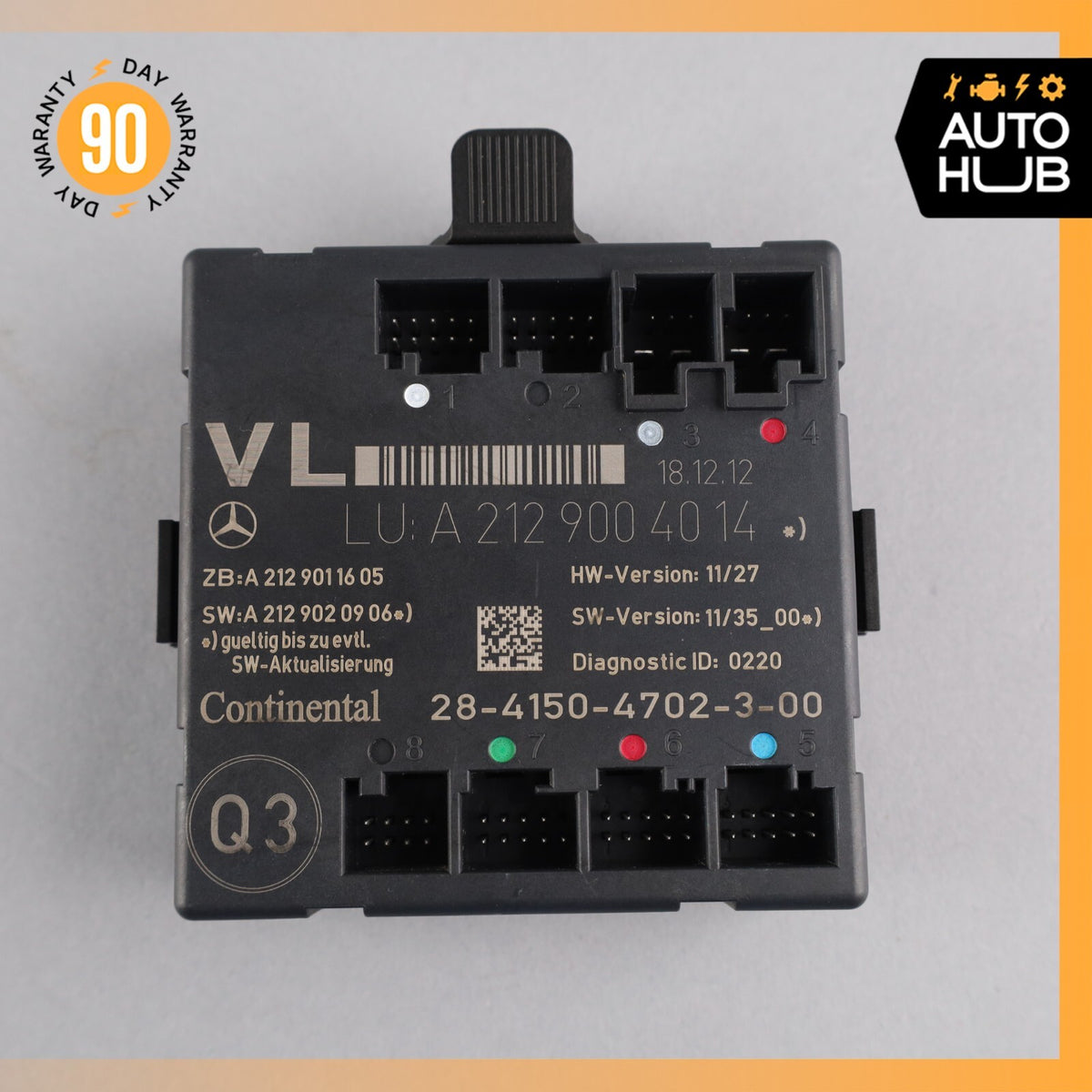 08-18 Mercedes W207 E350 CLS550 Front Left Driver Side Door Control Module OEM - photo 8