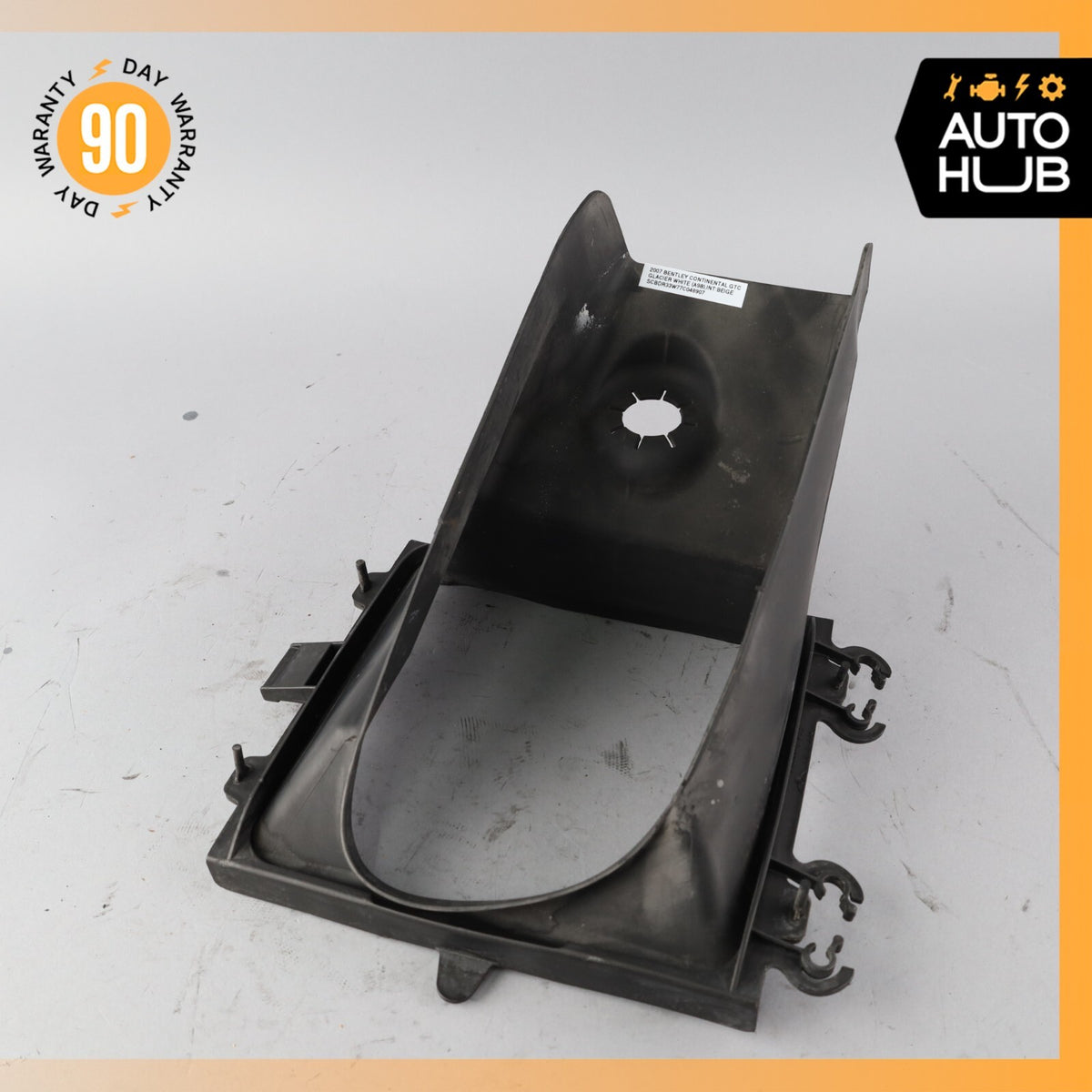 03-07 Bentley Continental GTC GT 6.0L Right Side Intercooler Air Duct Shroud OEM - photo 6