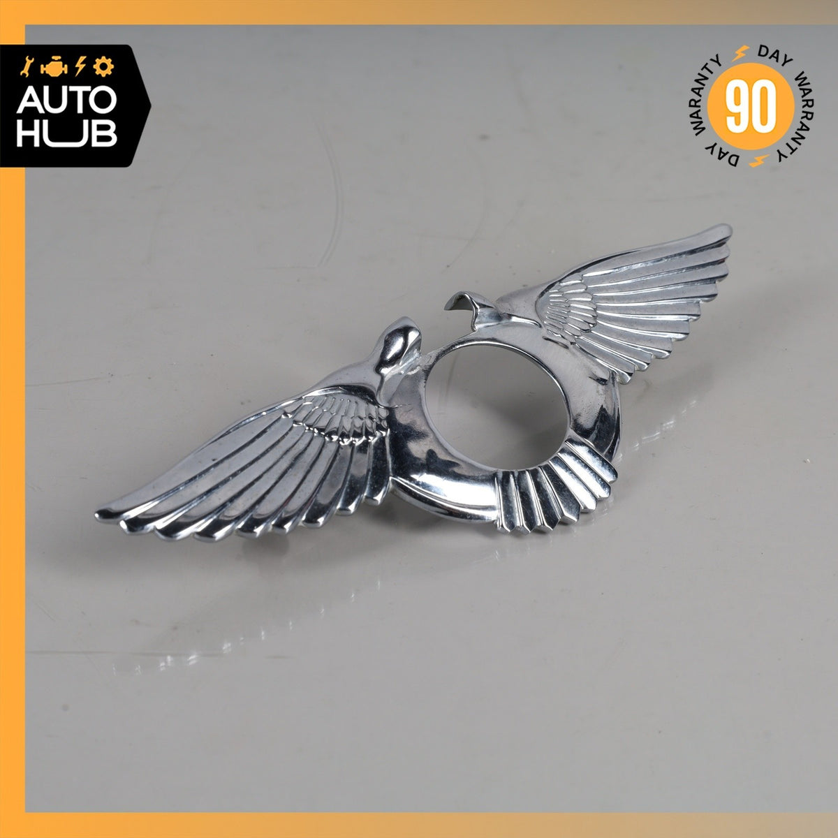 Bentley Eight Mulsanne Turbo Rear Trunk Lid Door Logo Emblem Badge OEM - photo 3