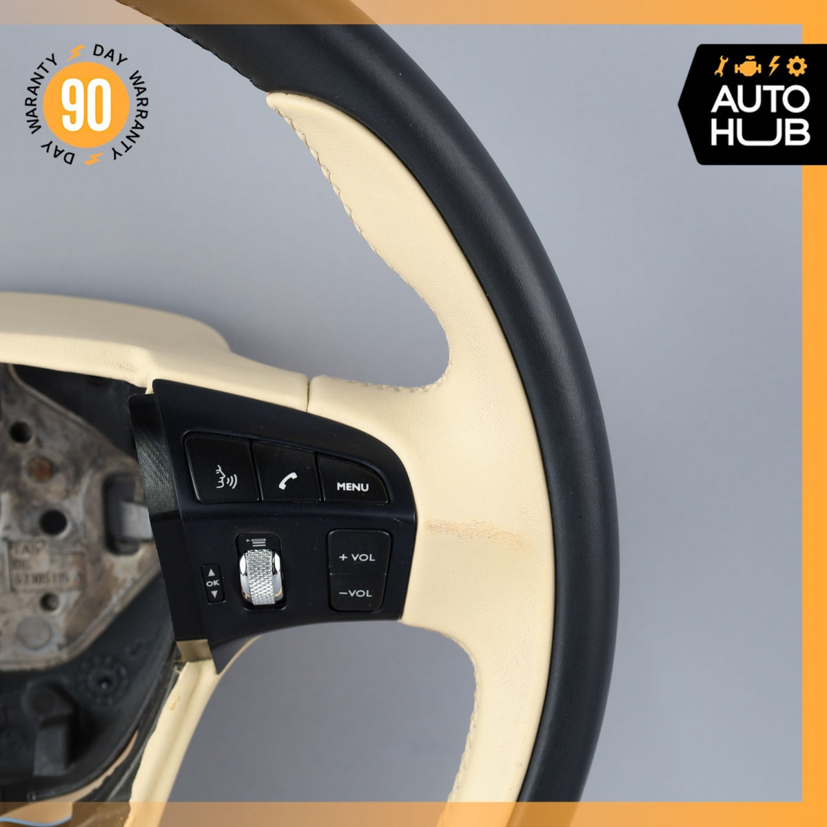 08-18 Bentley Continental GTC GT Driver Steering Wheel Leather OEM - photo 4