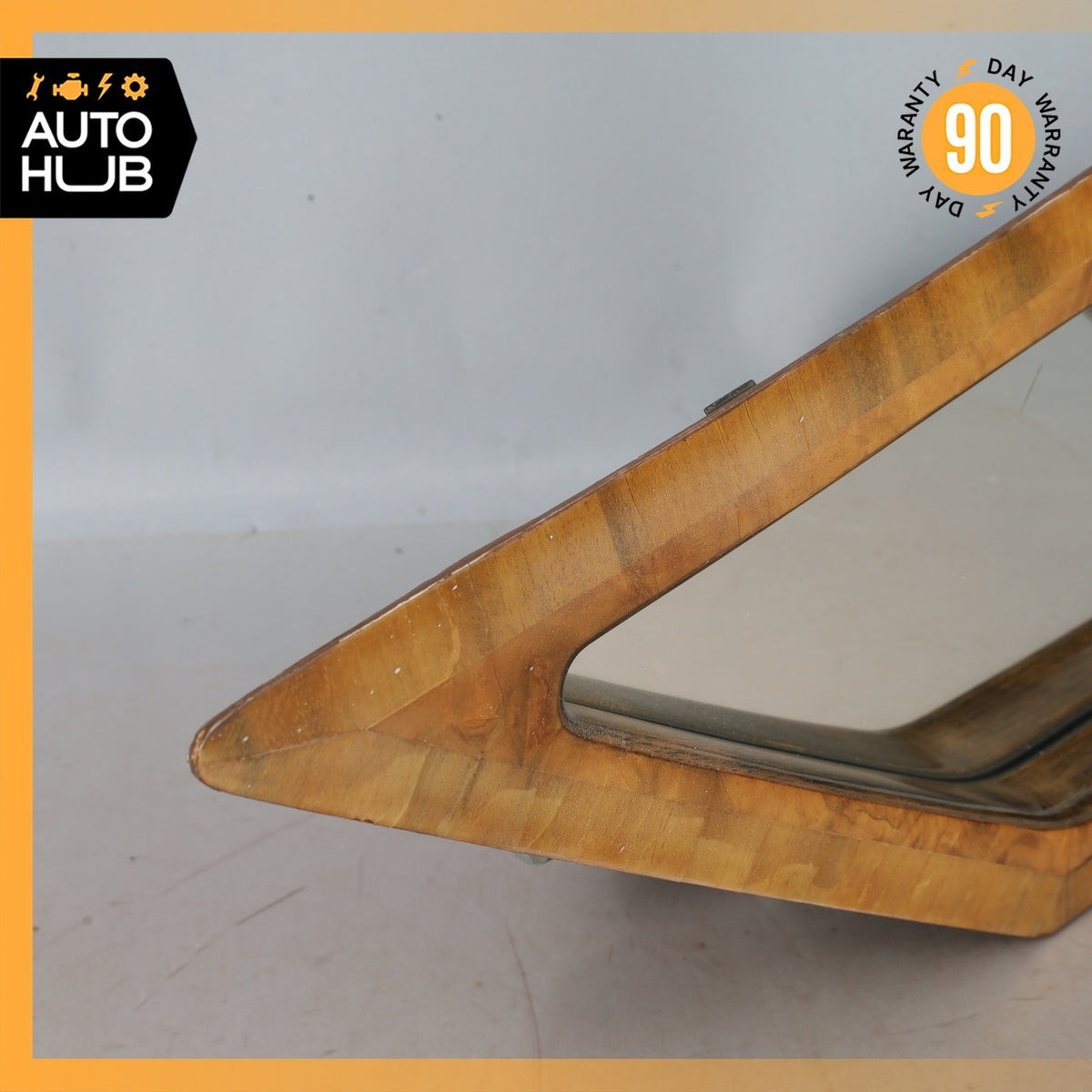 81-98 Bentley Brooklands Rear Right Quarter Vanity Glass Mirror Wood OEM - photo 8